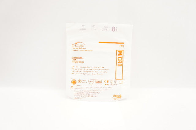 Ansell 5787006 Encore Latex Micro Surgical Gloves, Size 8-1/2 (x)