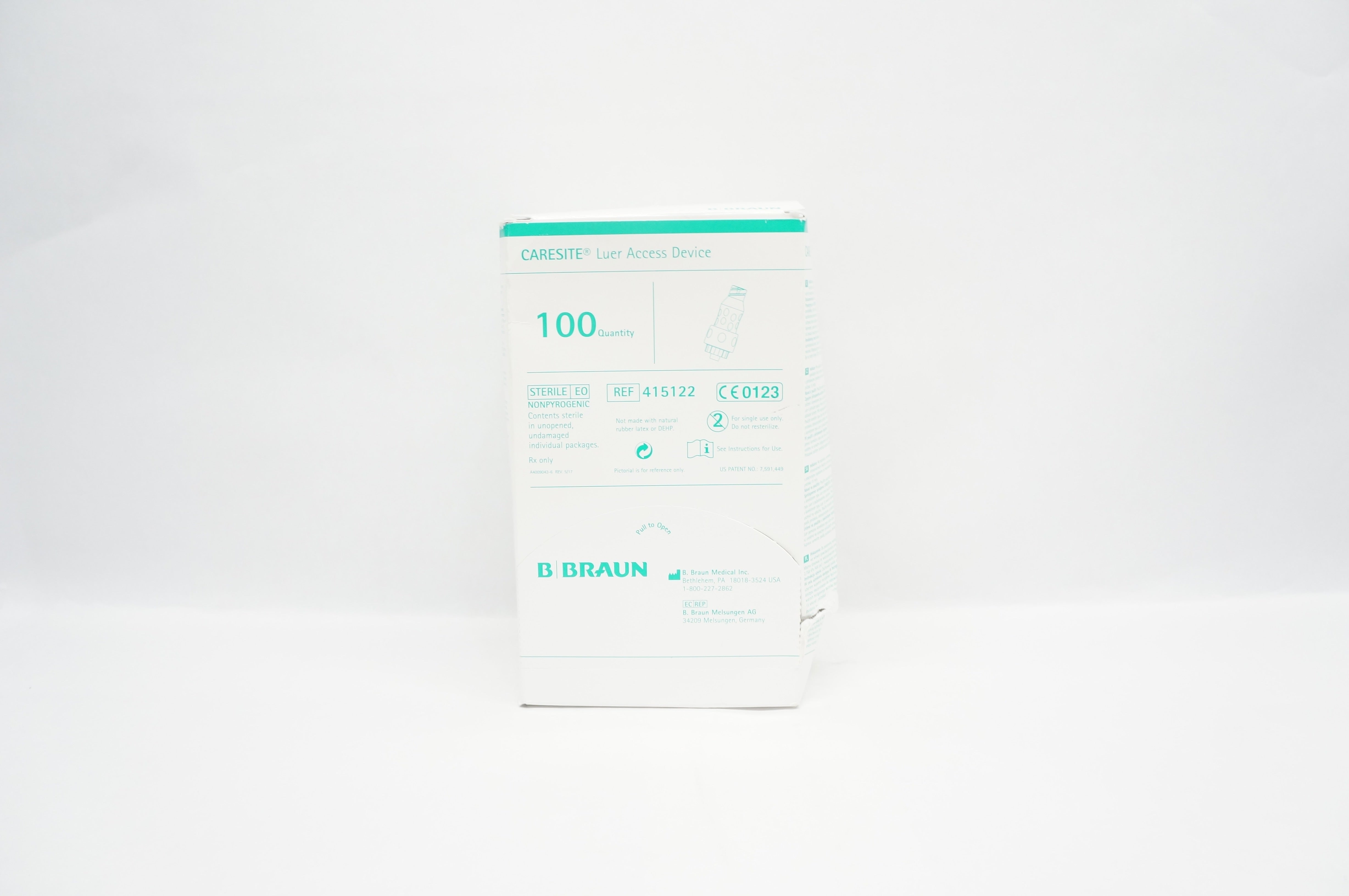 Braun 415122 Caresite Luer Access Device (x) - Box of 100