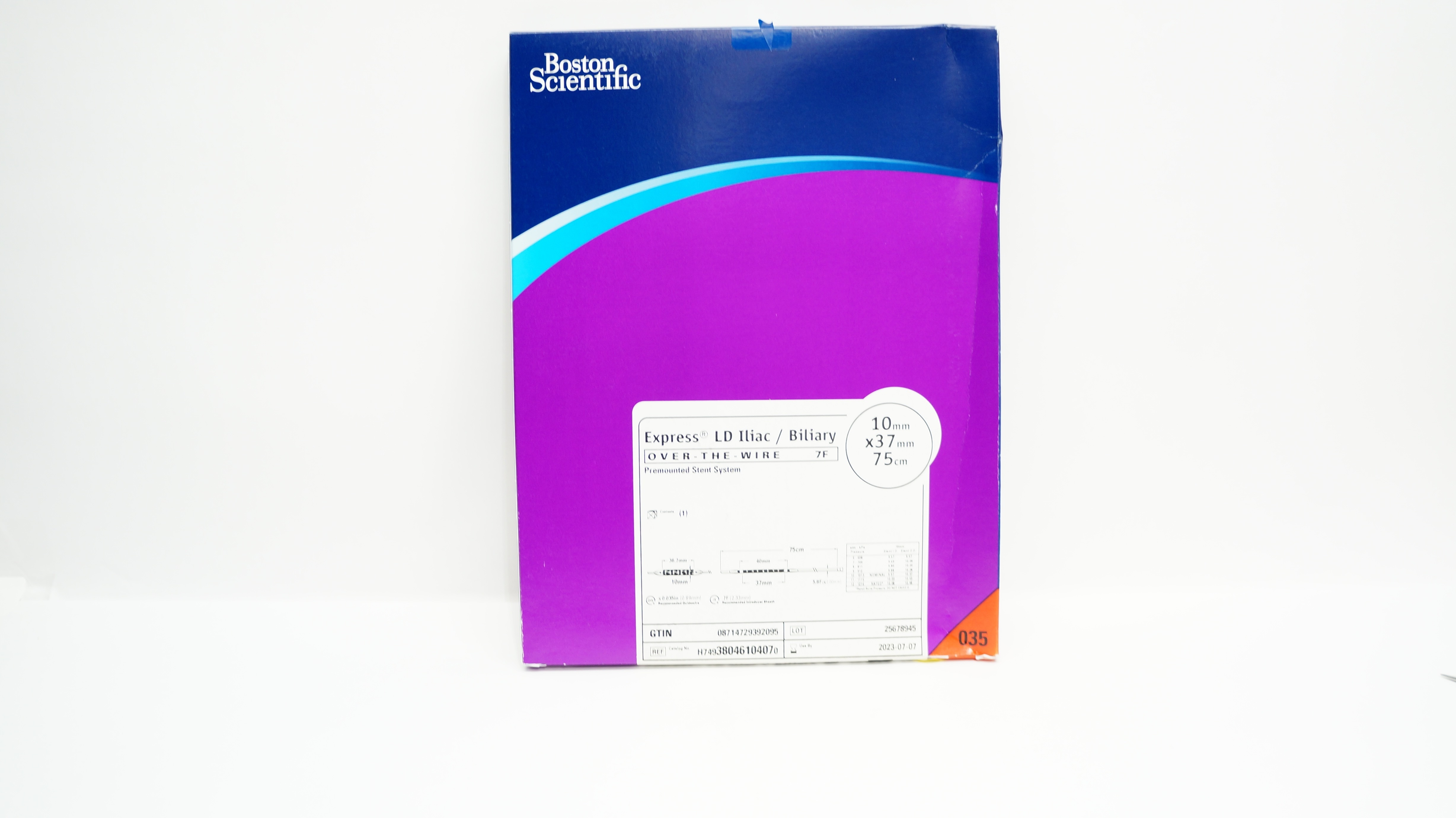 Boston Scientific H74938046104070 Express Premounted Stnt System 10x37mmx75cm(x)