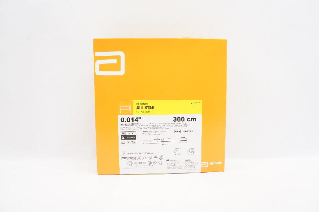 Abbott 1001741 Hi-Torque All Star Guide Wire 0.014in. x 300cm - Box of 5
