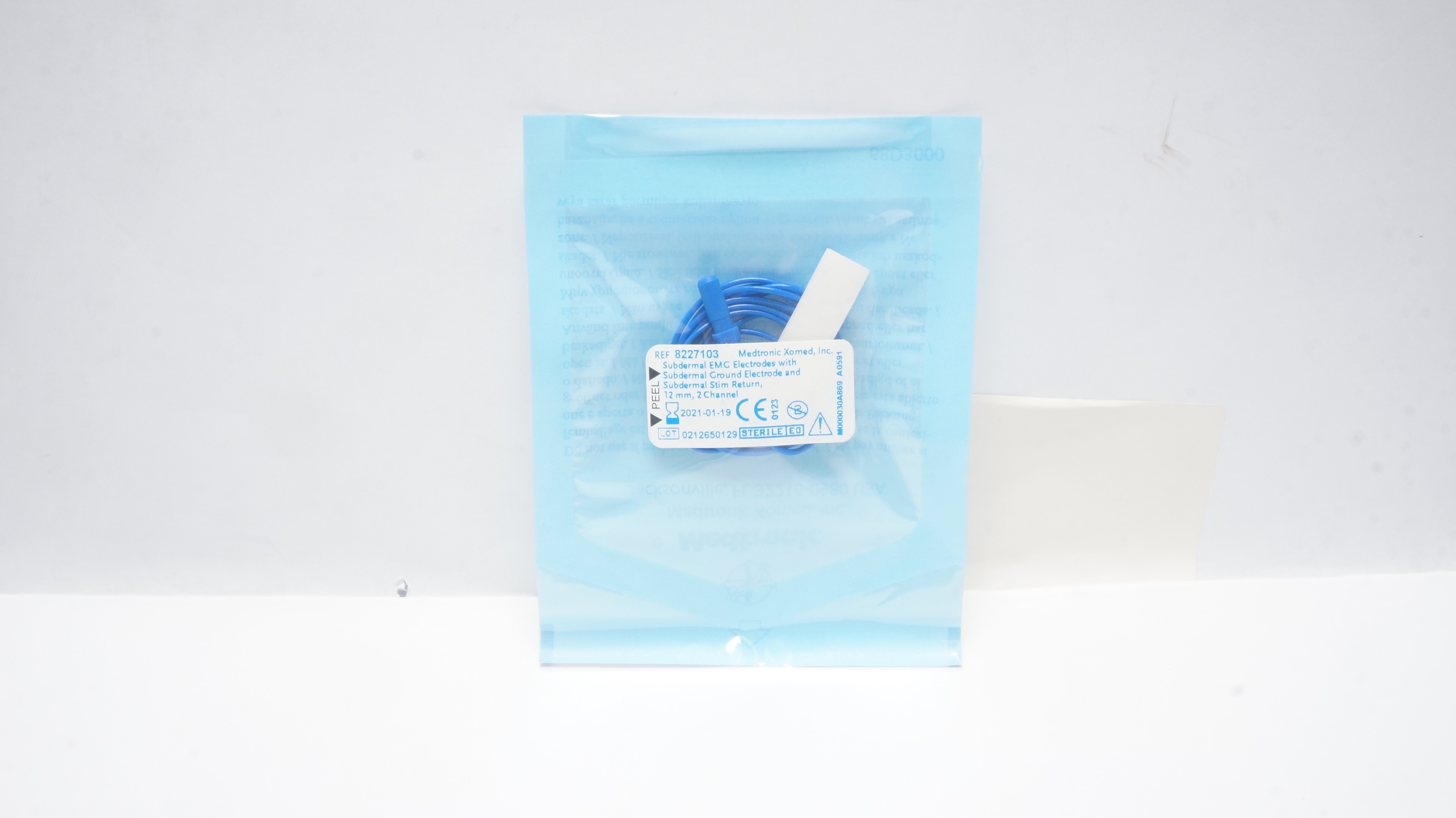 Medtronic 8227103 Subdermal EMG Electrodes w/Ground Electrode,12mm, 2 Channel(x)