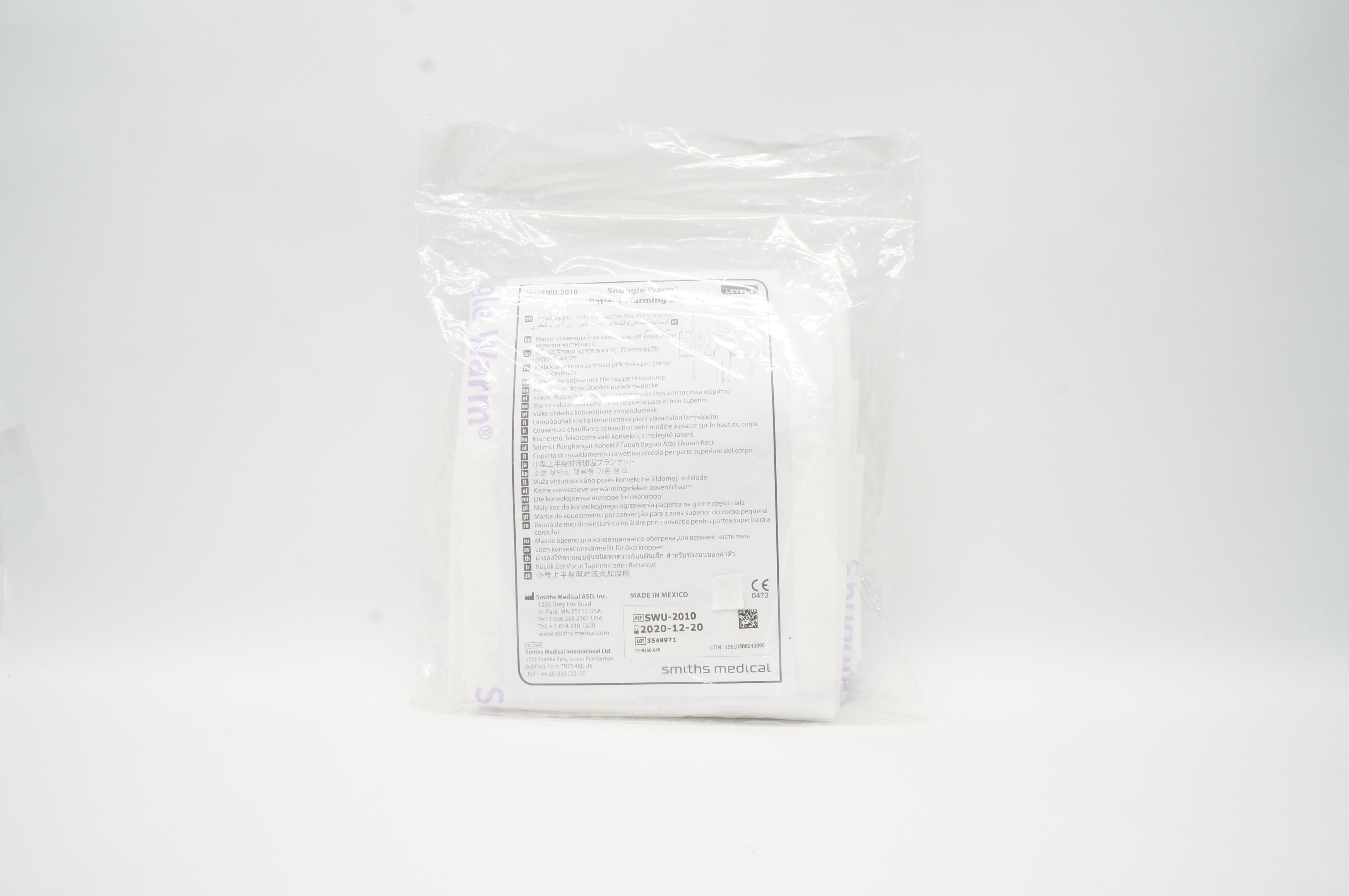 Smiths Medical SWU-2010 Snuggle Warm Patient Warming Blanket (x)
