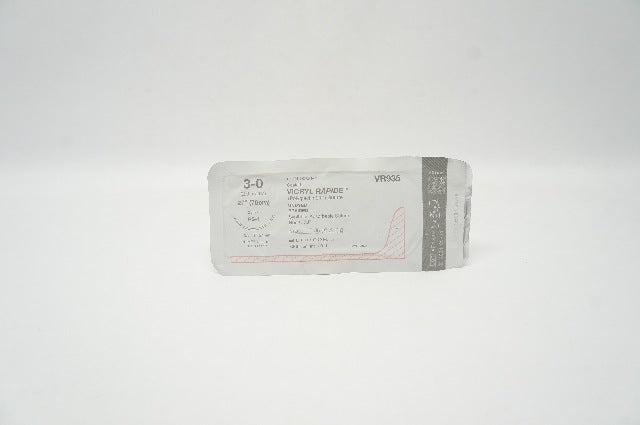Ethicon VR935 3-0 Vicryl Rapide Coated Undyed PS-1 Cutting 3/8 24mm, 27inch (x)