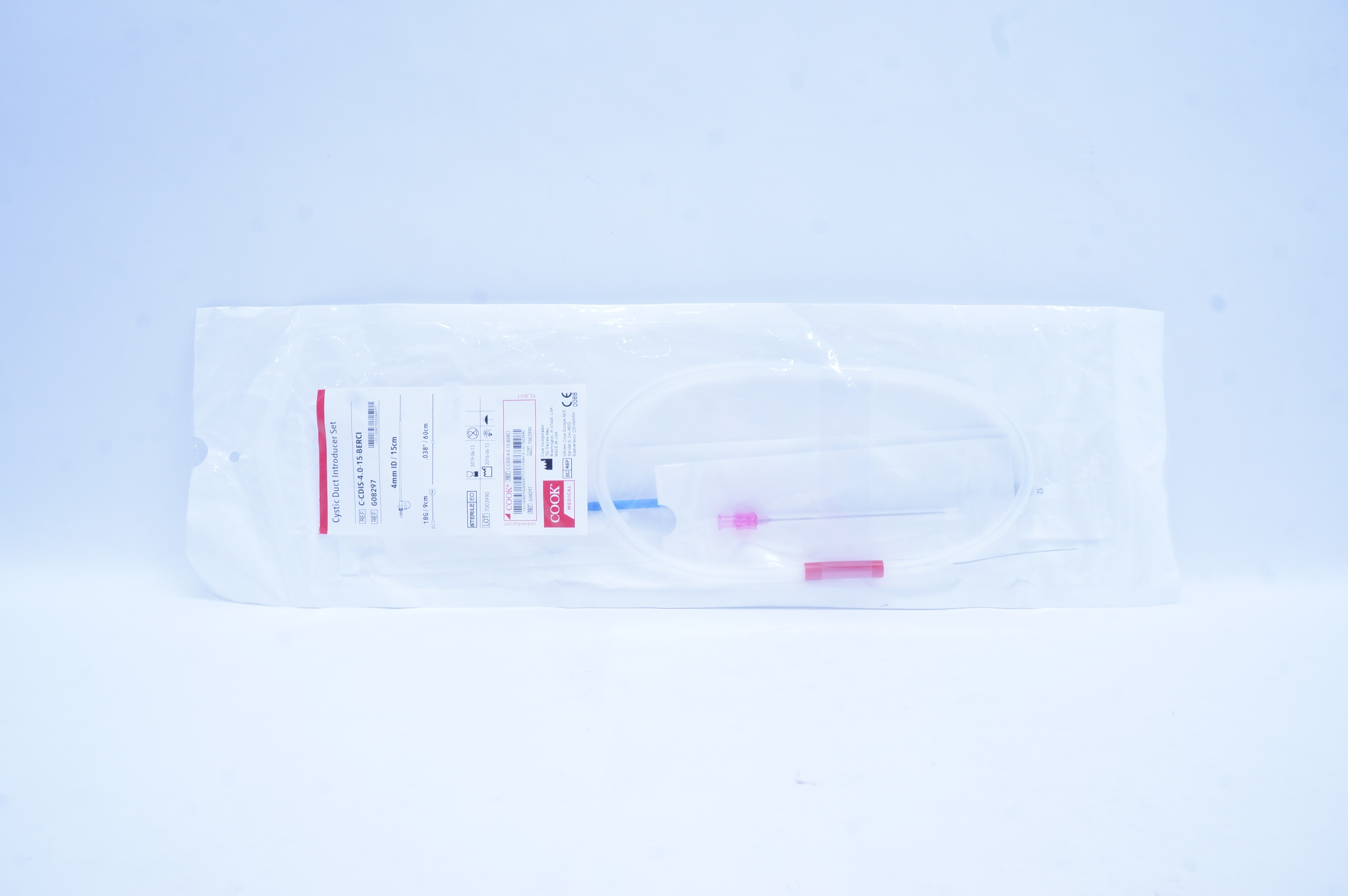 Cook Medical G08297 Cystic Duct Introducer Set 4mm x 18G x .038inch (x)