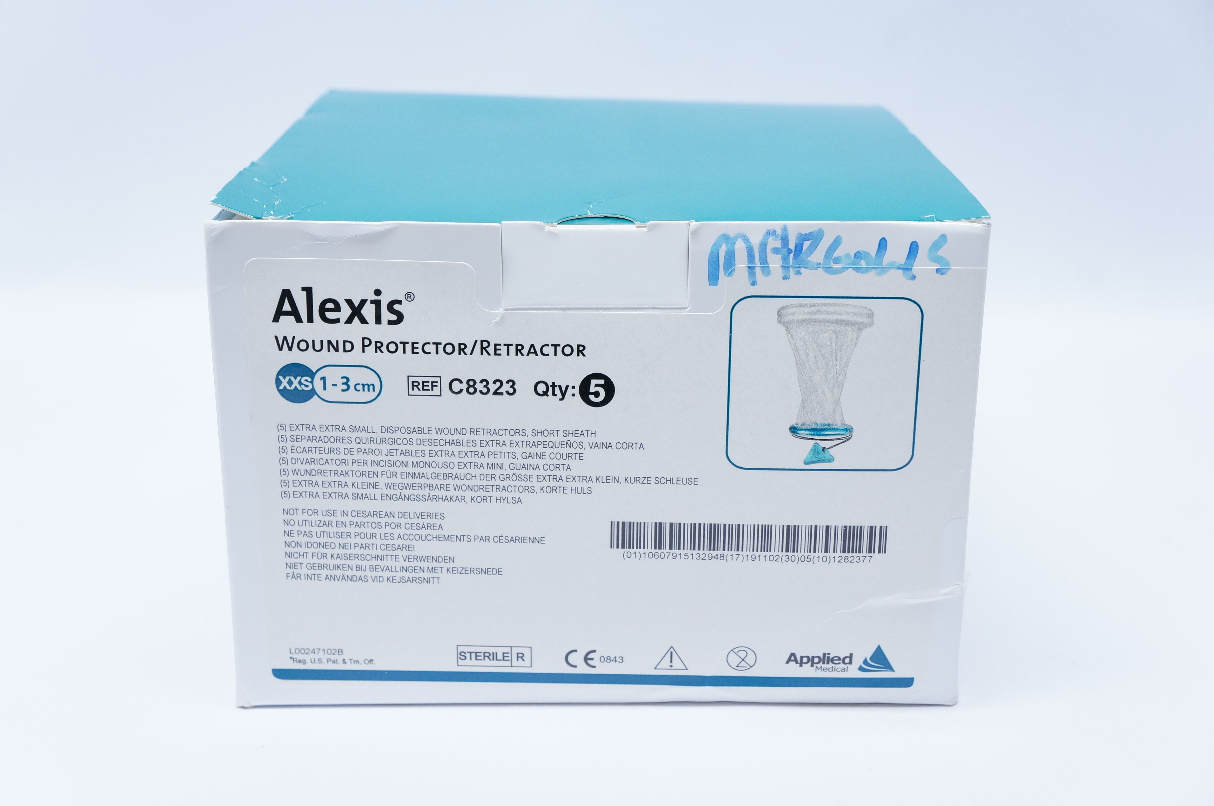 Applied Medical C8323 Alexis Wound Protector Retractor, XXS 1-3cm (x ...