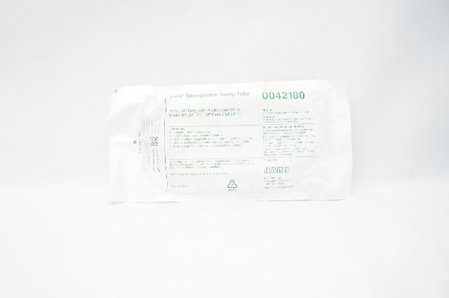 Bard 0042180 Nasogastric Sump Tube 18 Fr x 48 inch