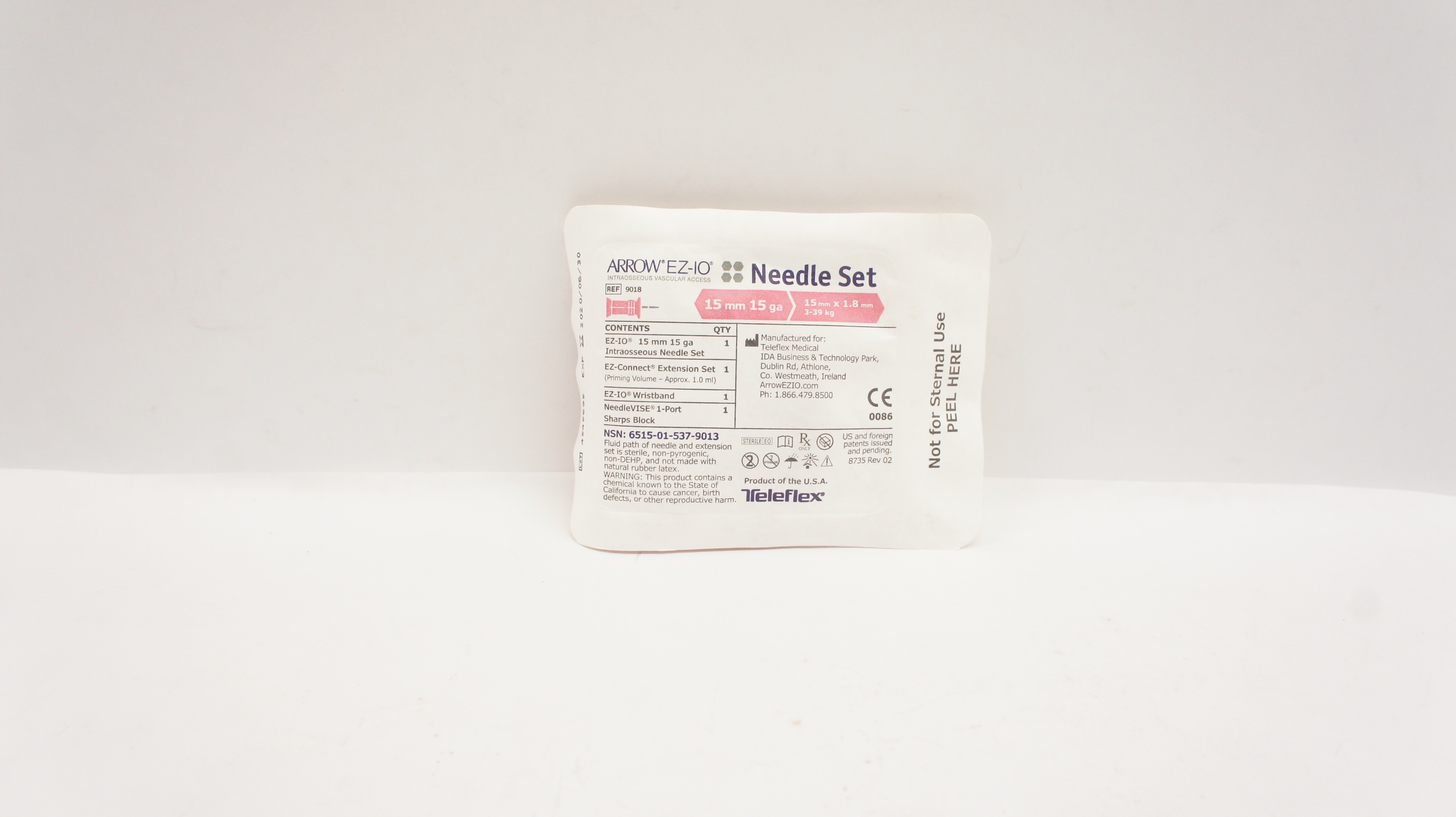 Teleflex 9018 Arrow EZ-IO Ndle Set 15mm x 15ga (x)