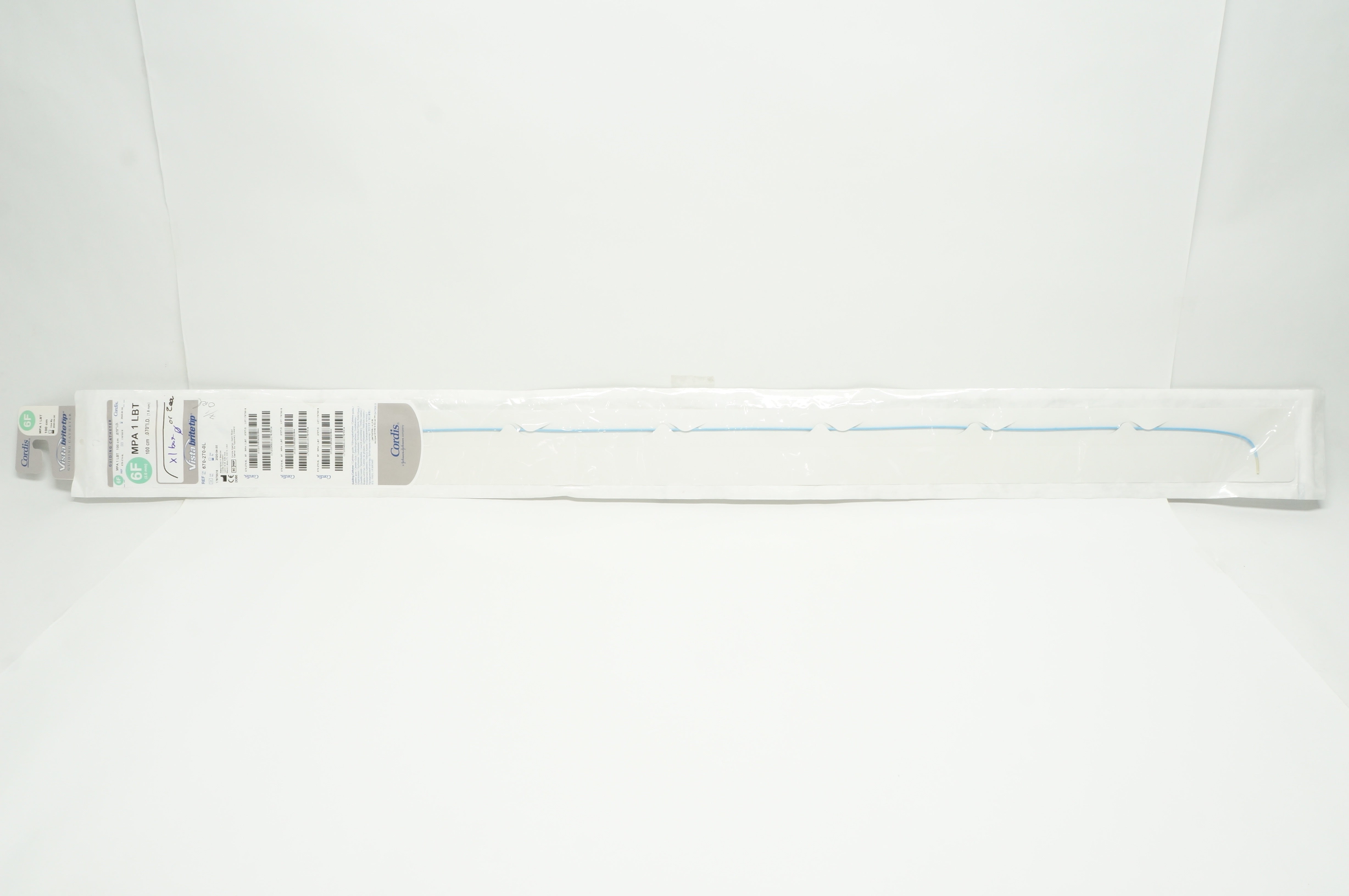 Cordis 670-270-0L Vistabritetip Guiding Cath. MPA 1 LBT 6F x 100cm x 0.070in (x)