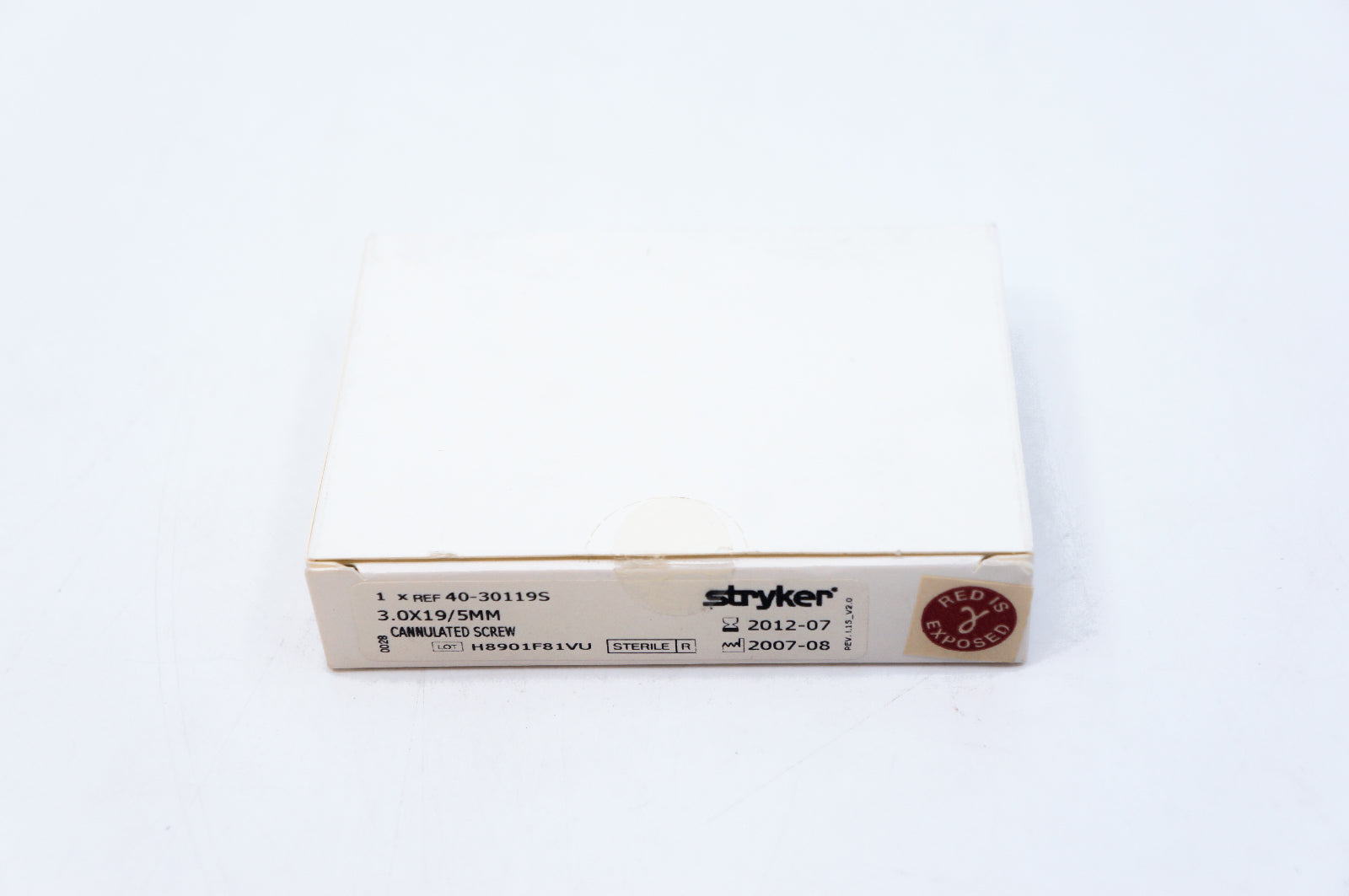 Stryker 40-30119S Cannulated Screw 3.0 x 19/5mm (x)