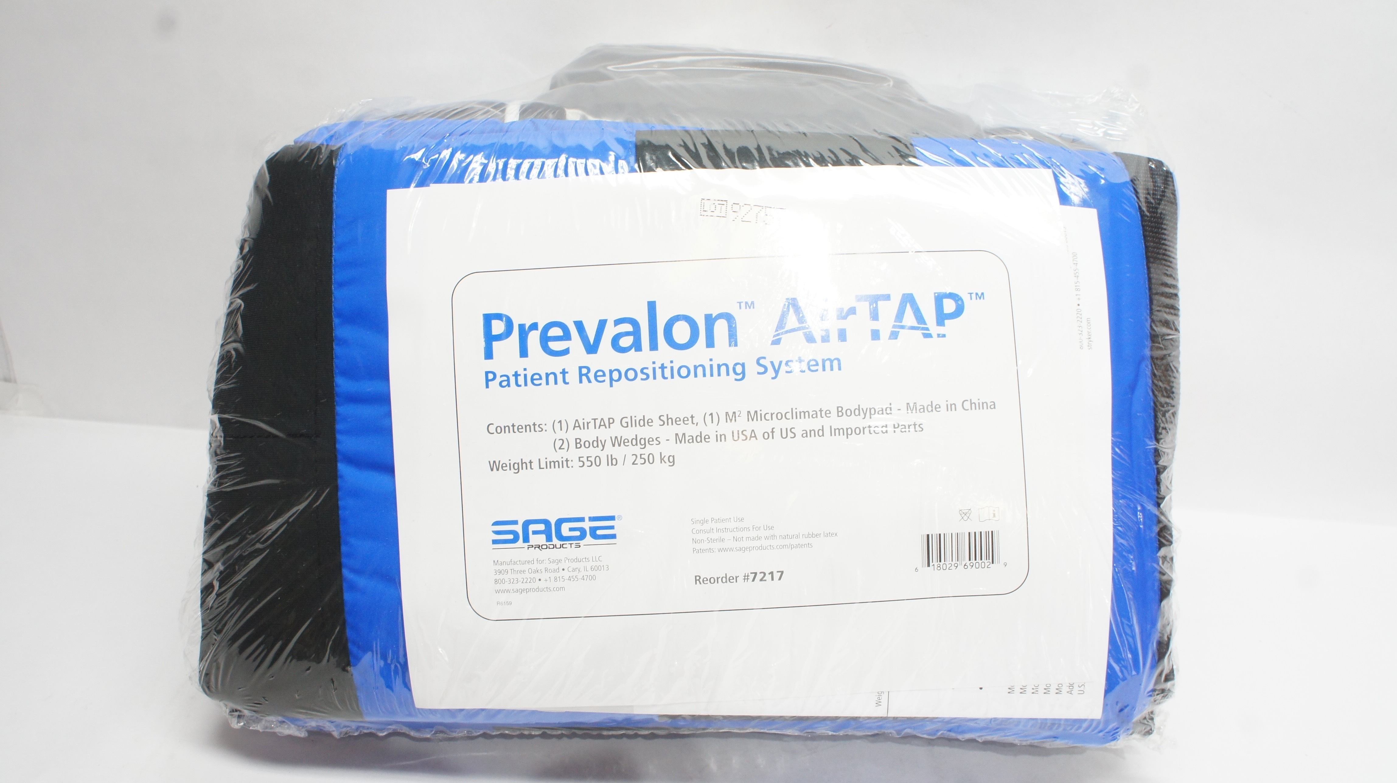 Airtap Injection Sage Products 7217 Prevalon AirTap Patient Reposition System