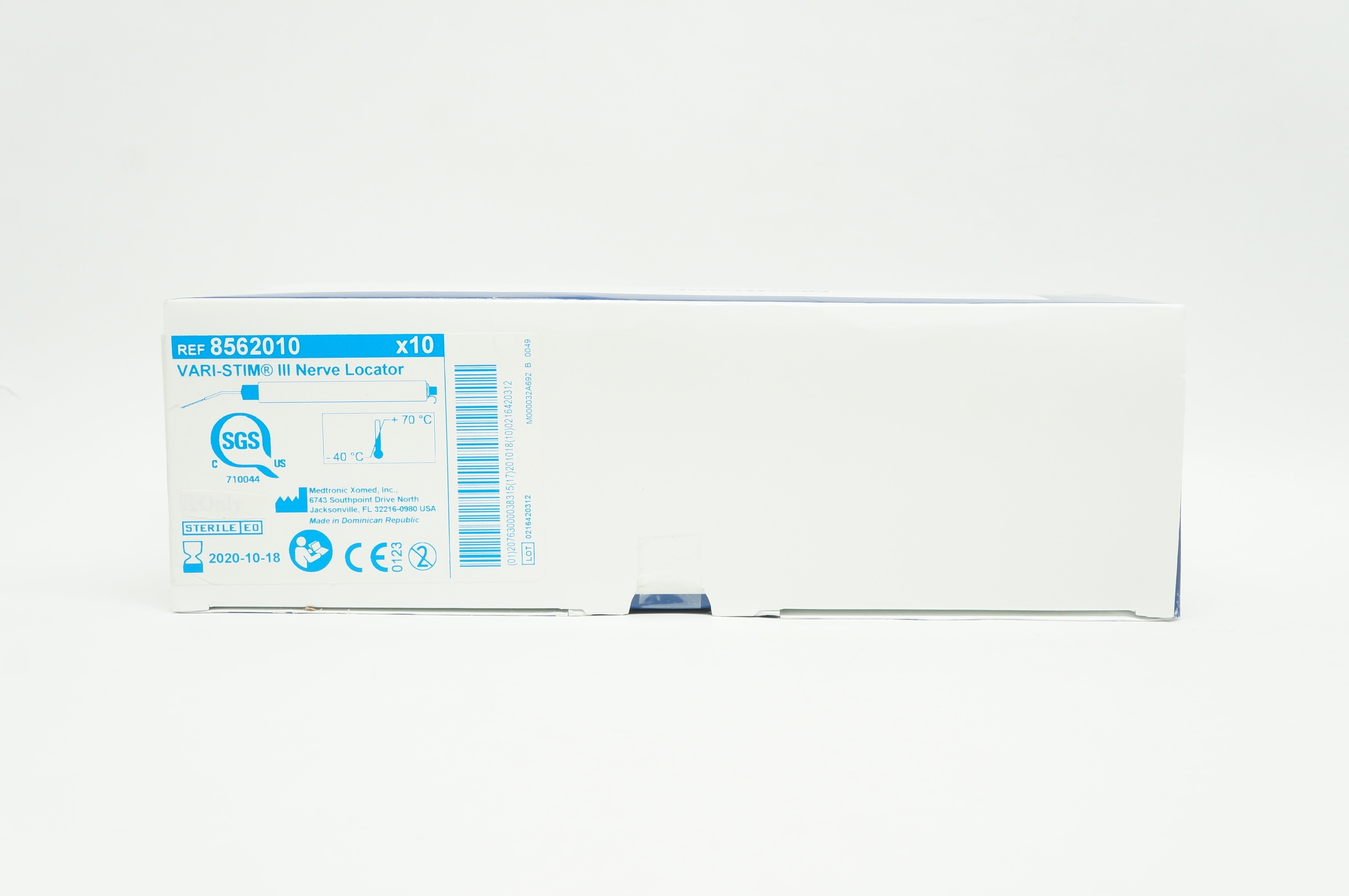 Medtronic Xomed 8562010 VariStim III Nerve Locator (x) Box of 10