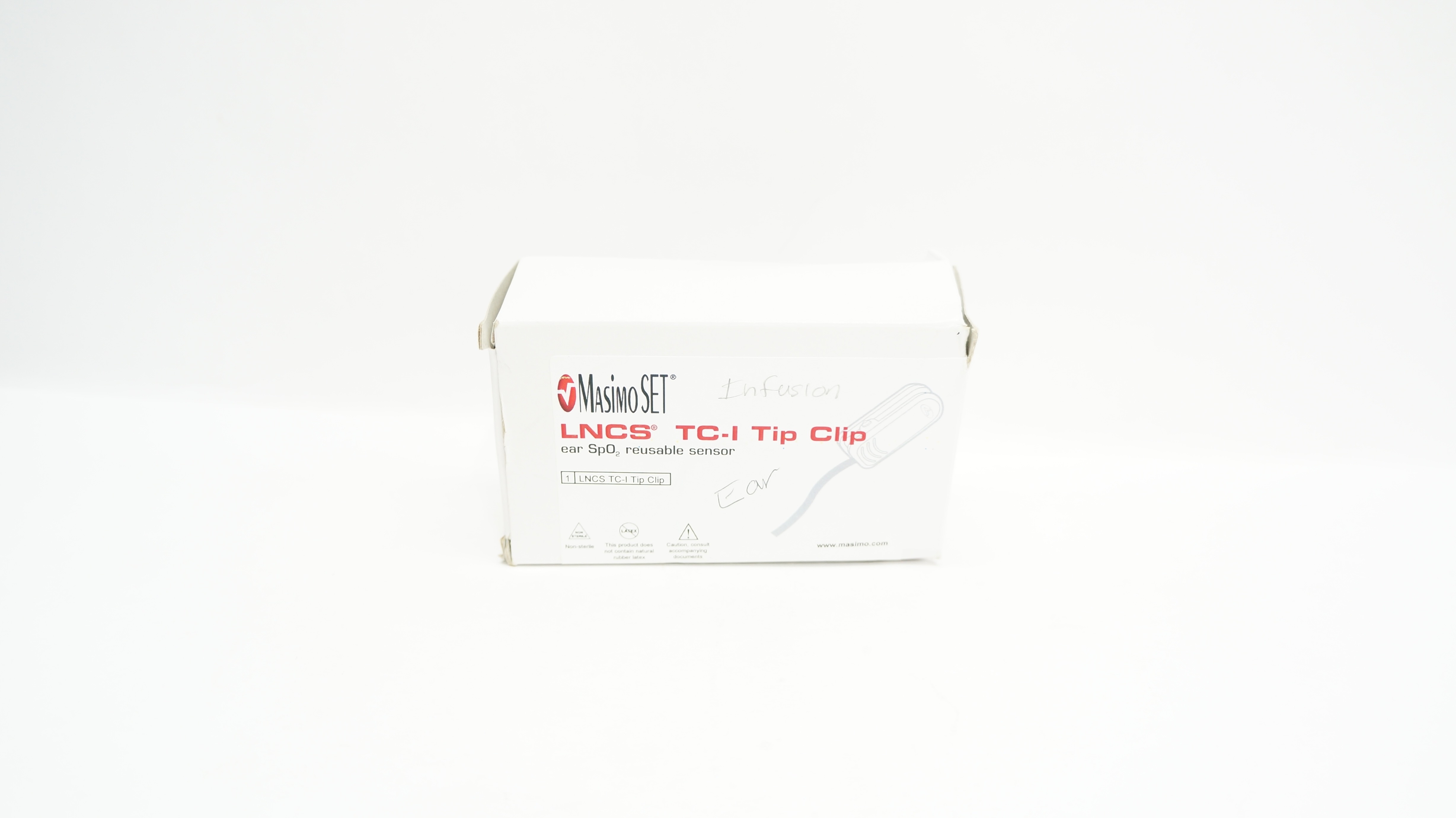 MasimoSet 1895 LNCS TC-I Tip Clip Ear Spo2 Reusable Sensor >30kg