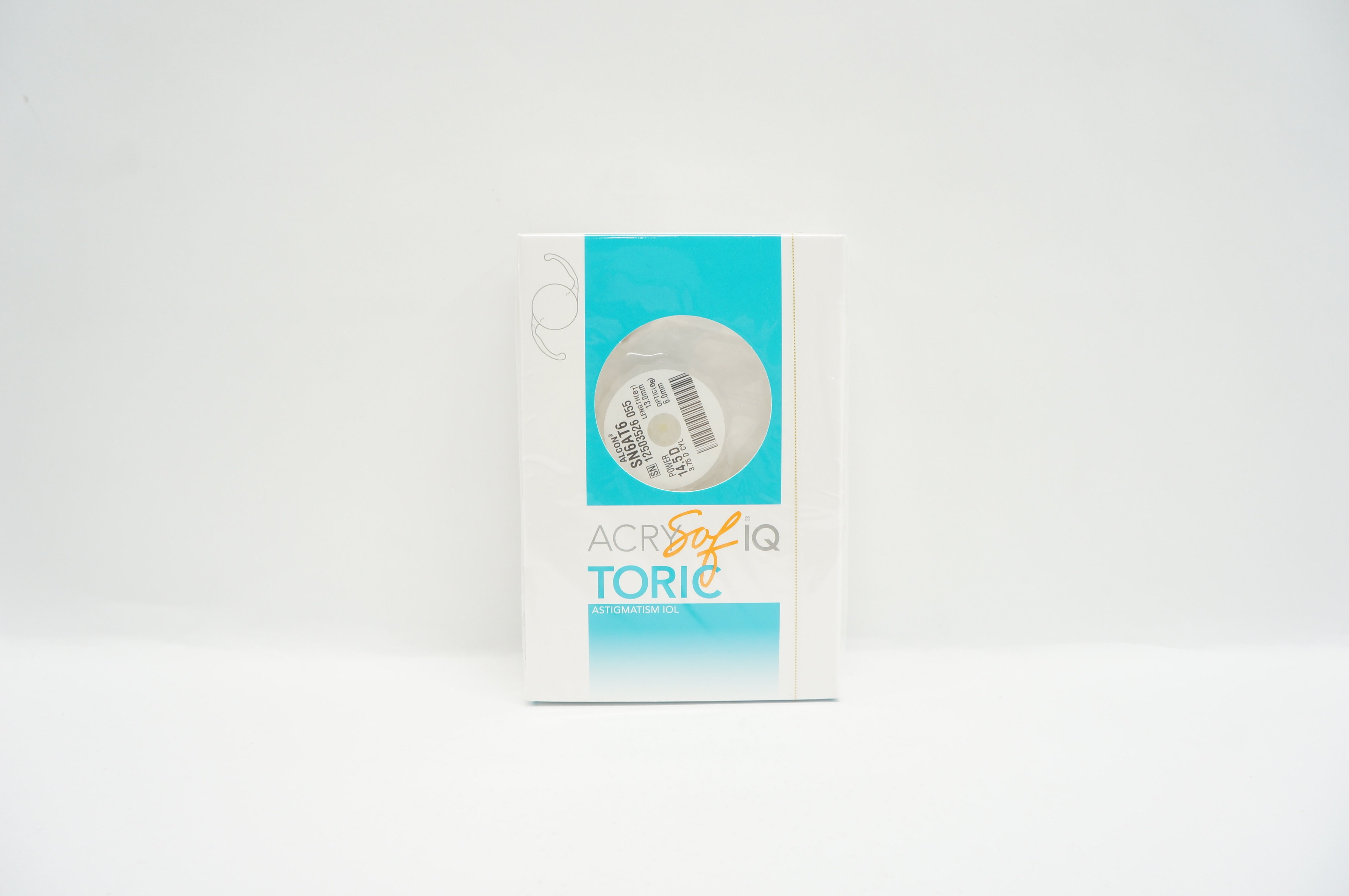 Alcon SN6AT6 AcrySof IQ Toric Astigmatism IOL 14.5 D 3.75 CYL (x)