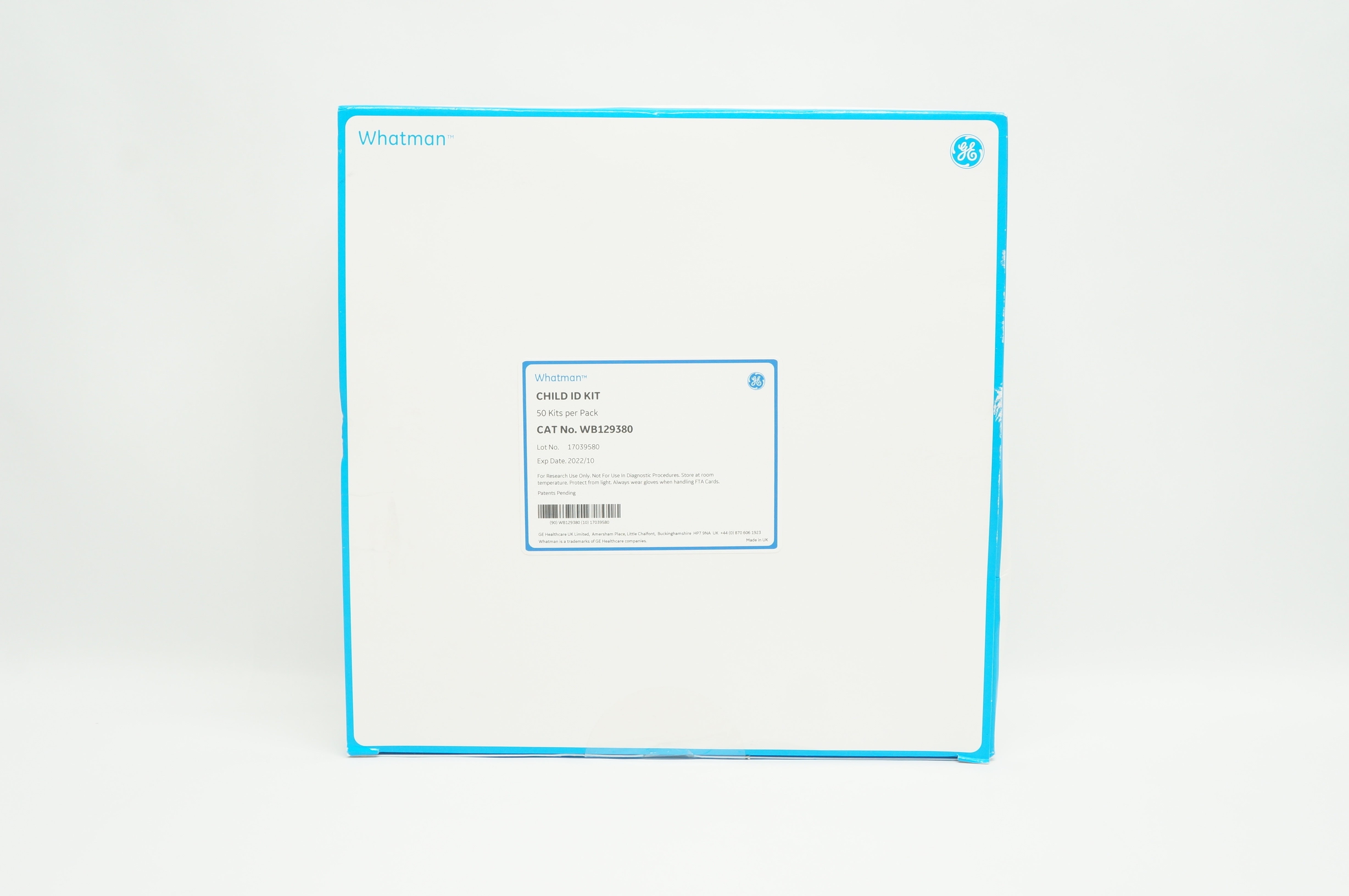 GE WB129380 Child ID Kit - Box of 50