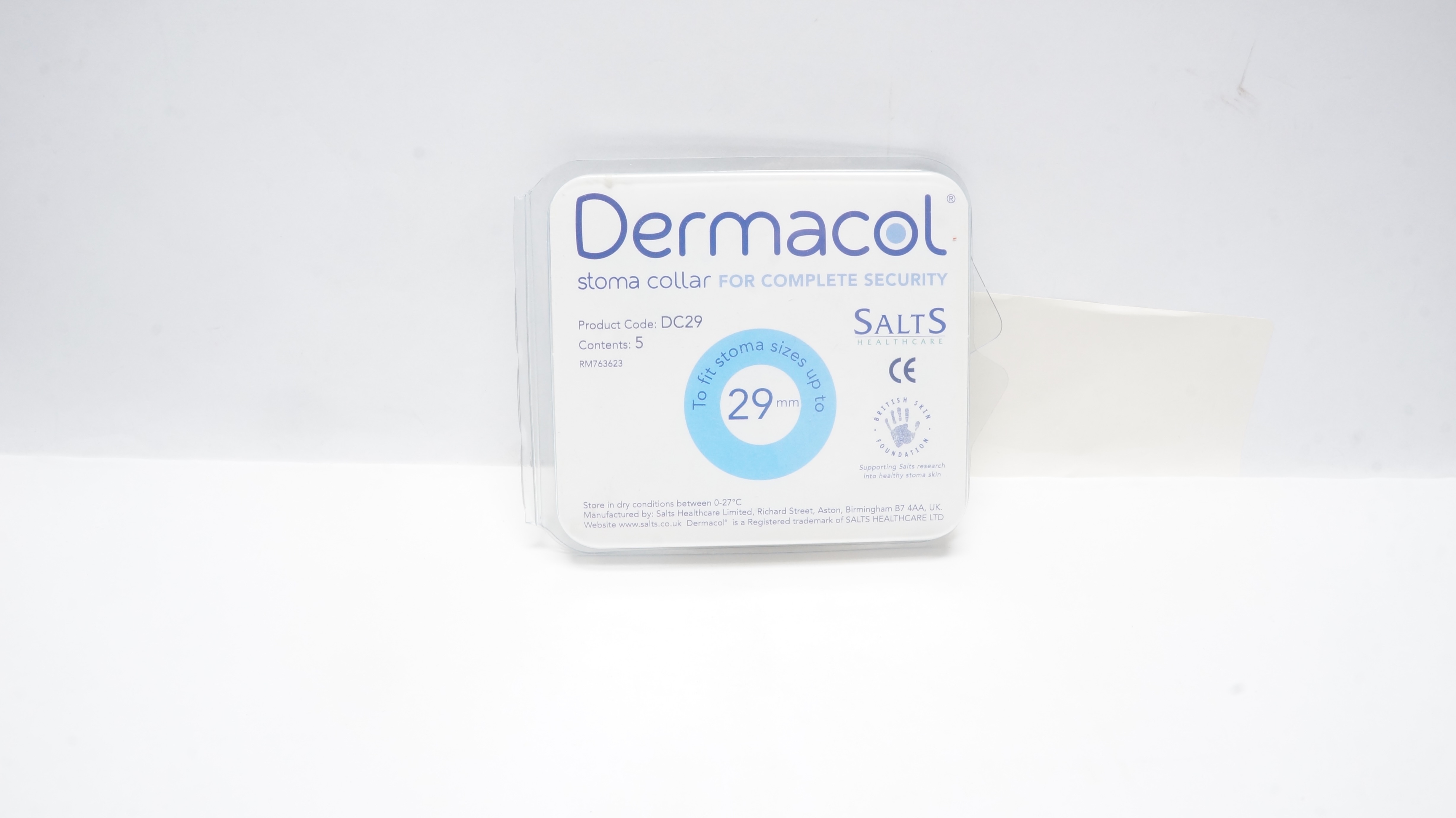 Salts Healthcare DC29 Dermacol Stoma Collar For Complete Security - Pack of 5