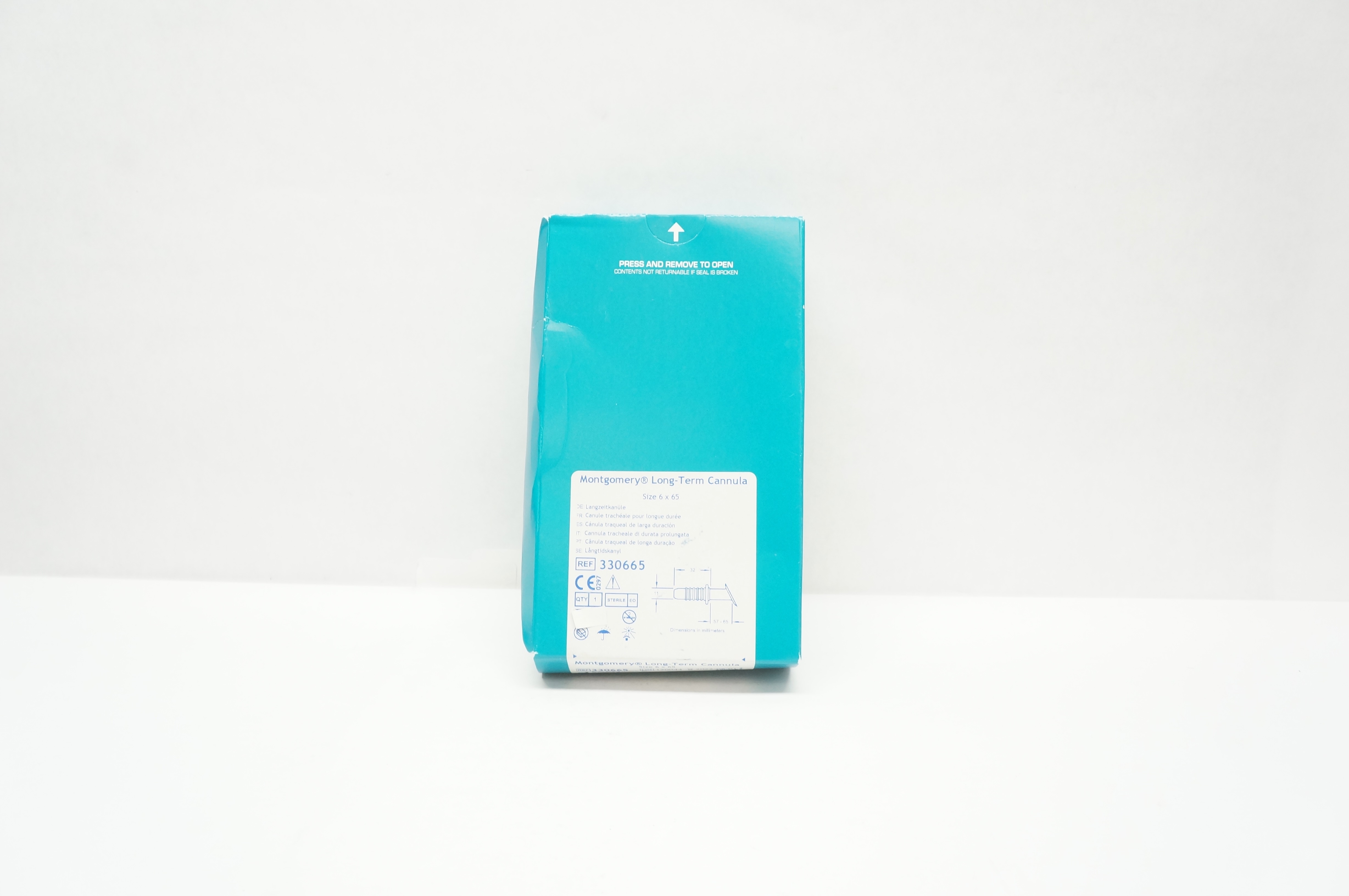 Boston 330665 Montgomery Long-Term Cannula Size 6 x 65 (x)