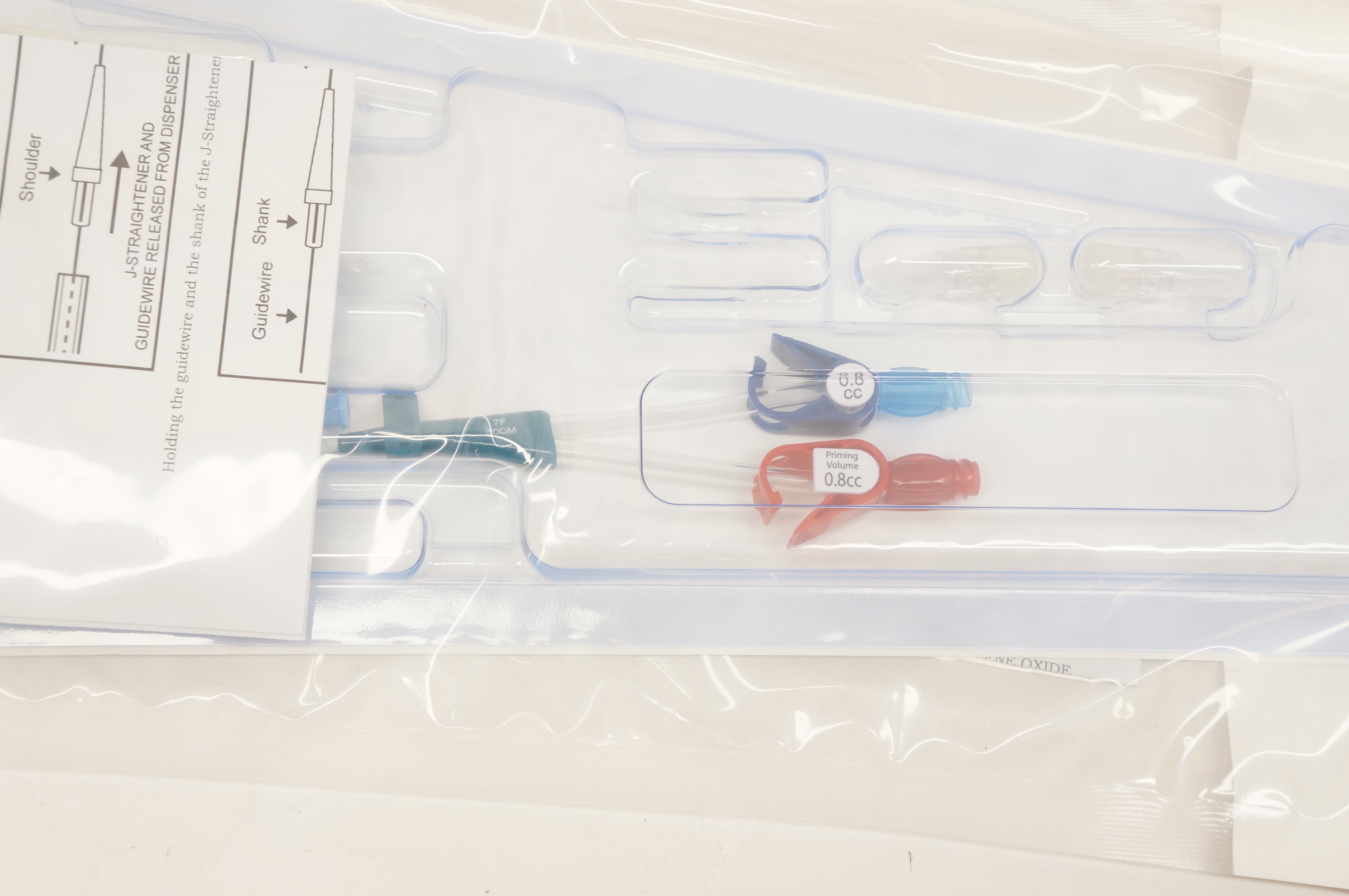 MedComp T74M Soft-Line Duo-Flow Double Lumen Cath. Set 7F x 10cm
