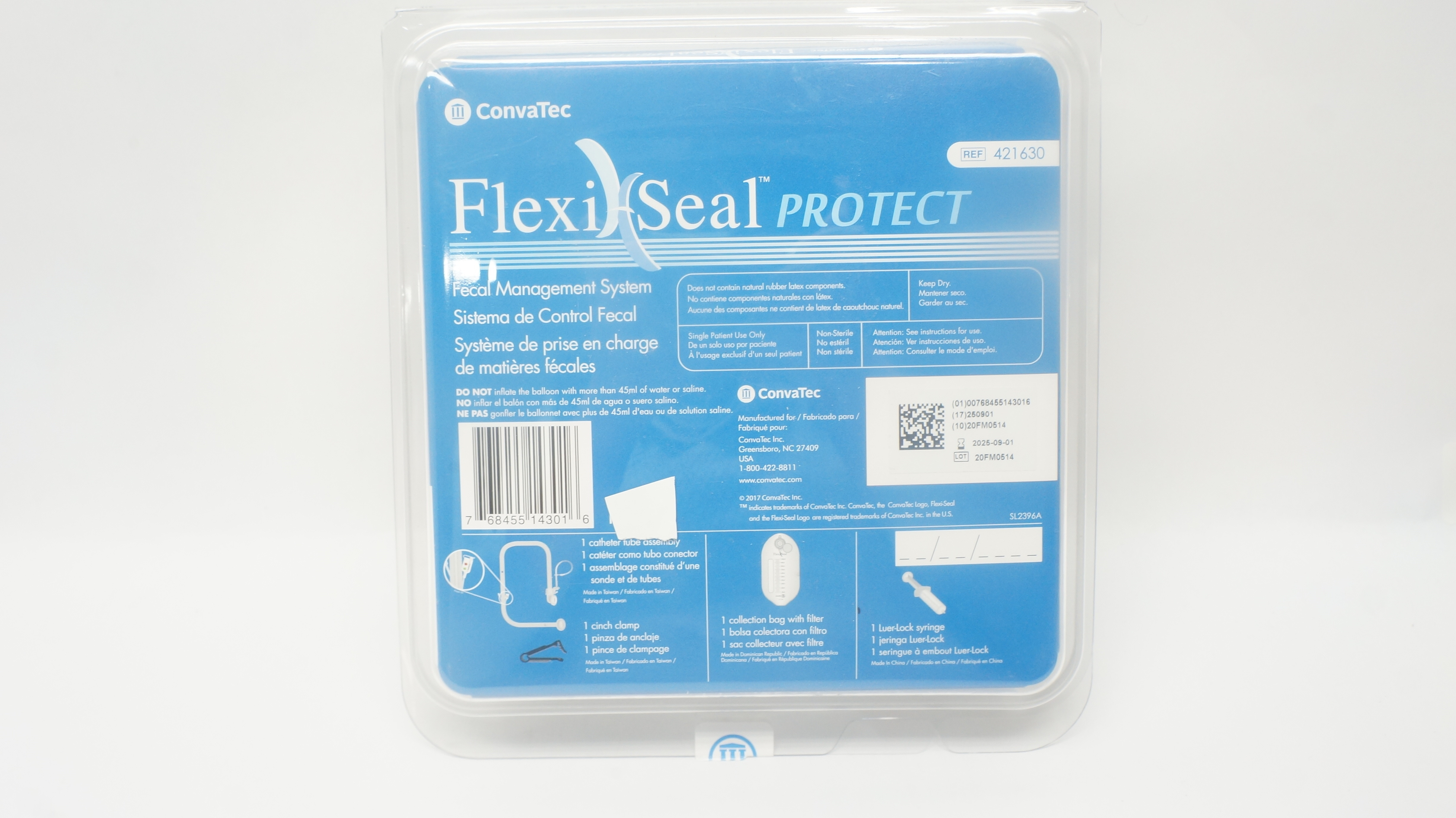 ConvaTec 421630 FlexiSeal Protect Fecal Management System