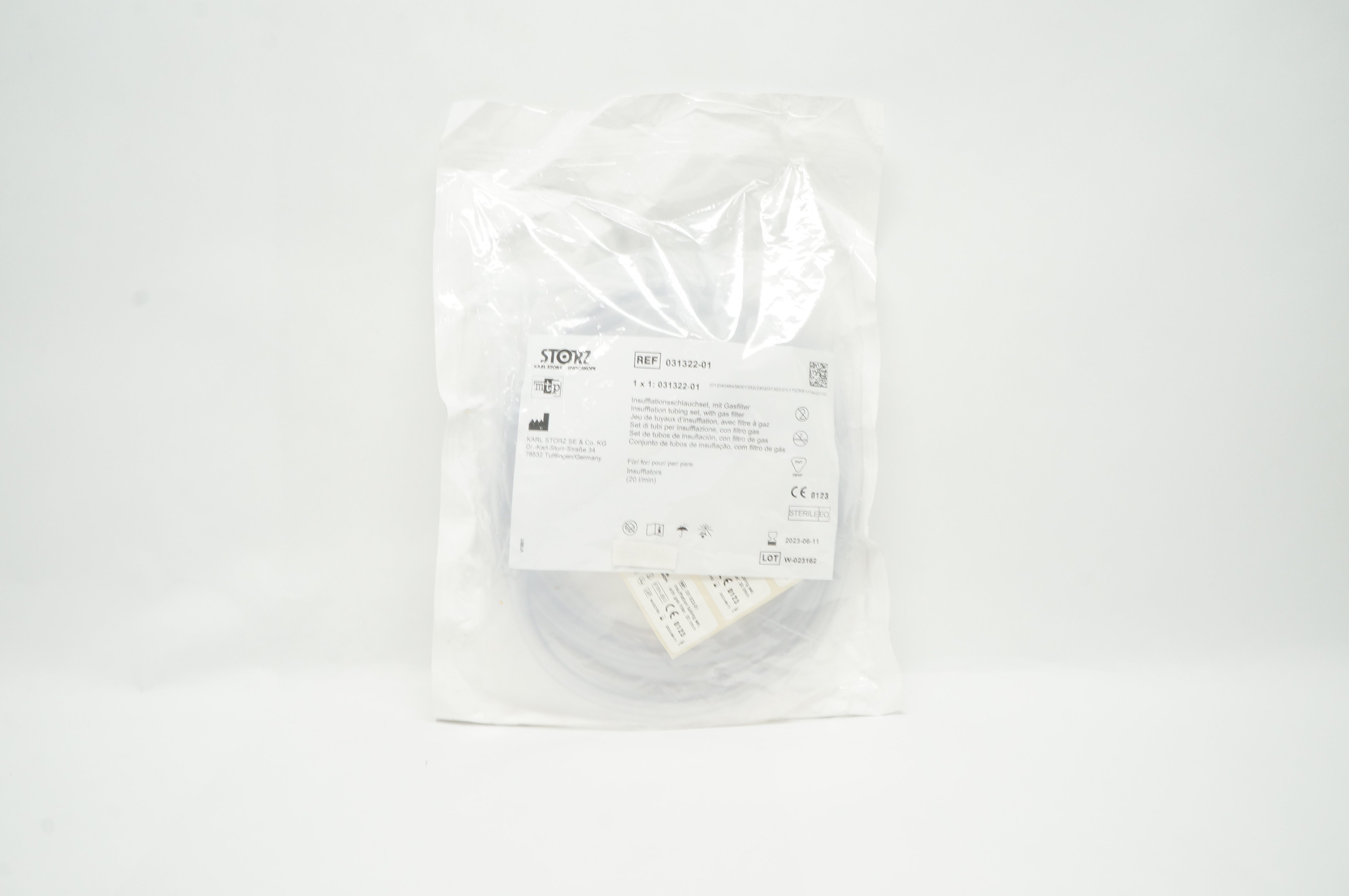 Karl Storz 031322-01 Insufflating Tubing Set with Gas Filter 20l/min