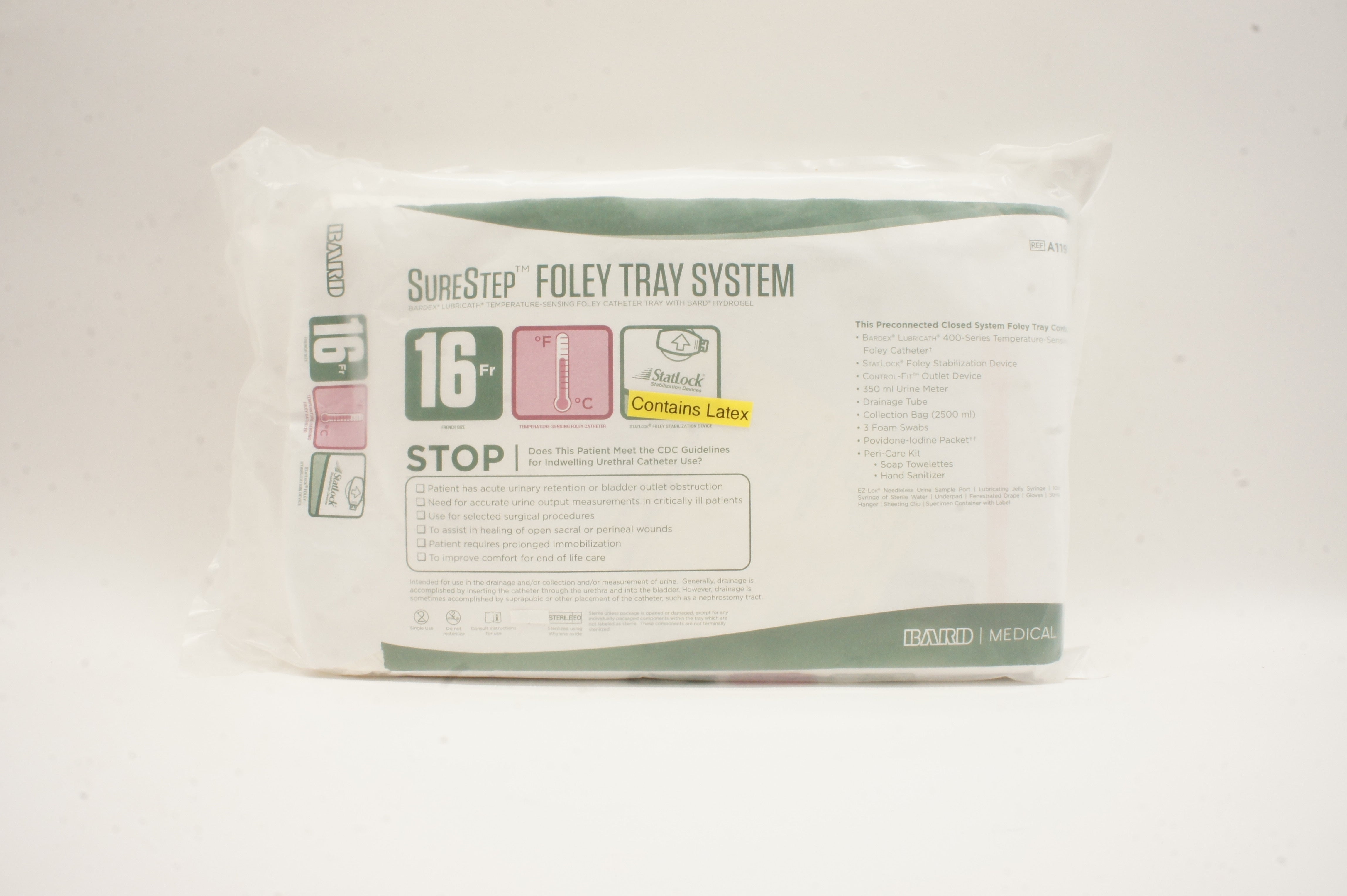 Bard A119416M SureStep Foley Tray System 16Fr. (x)