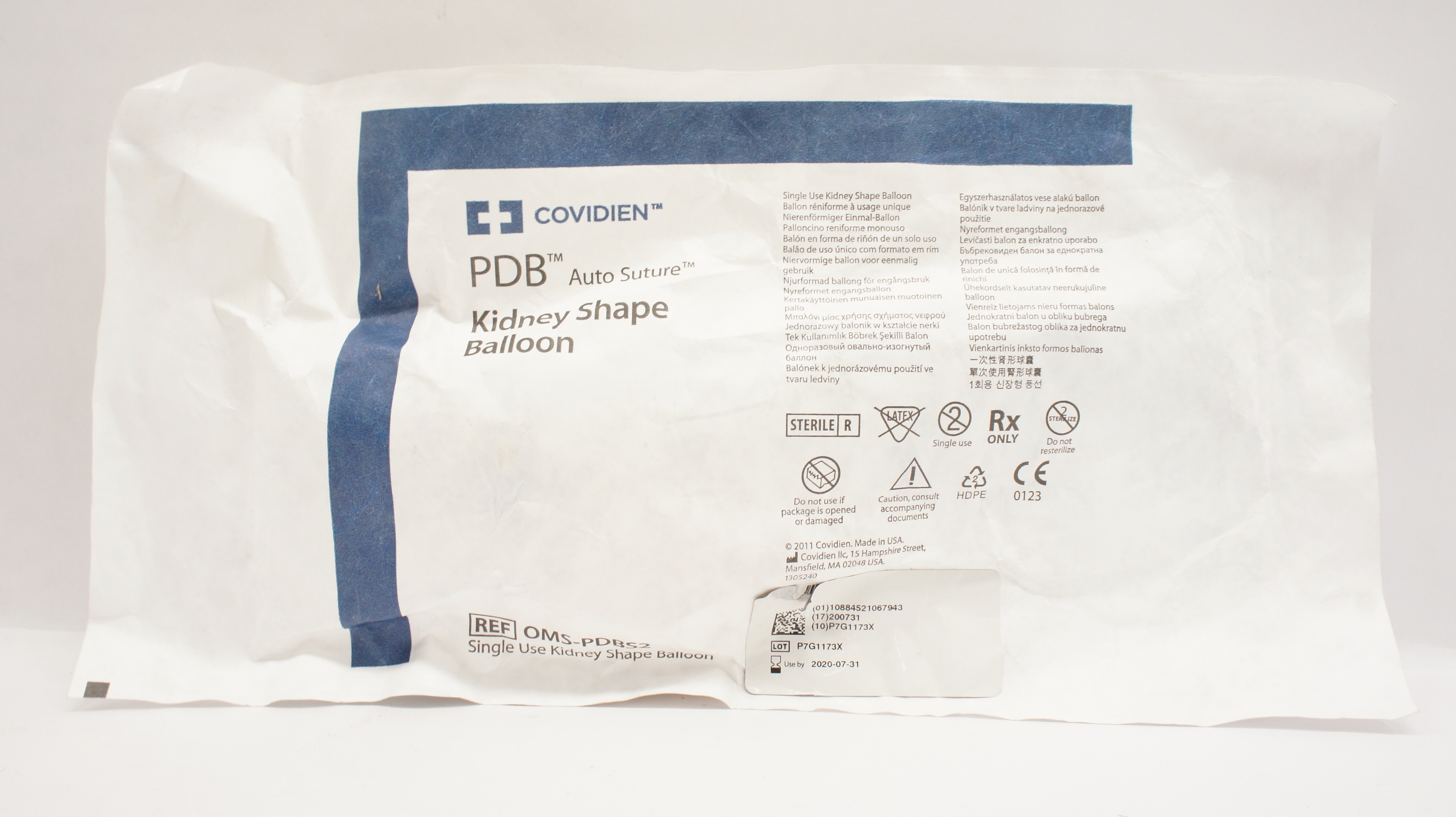Covidien OMS-PDBS2 PDD AutoSuture Kidney Shape Balloon (x)