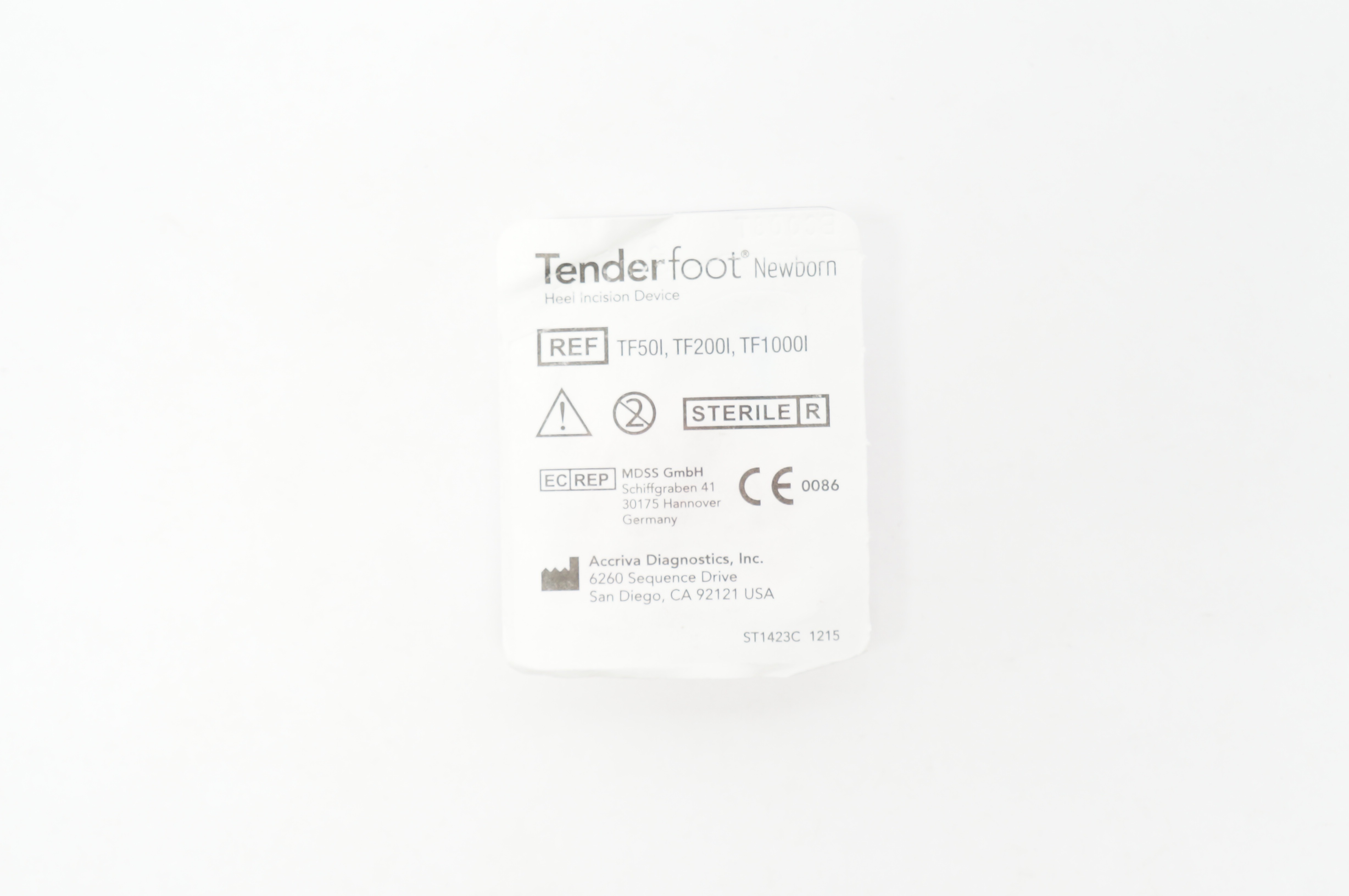 Accriva Diagnostics TFP50I Tenderfoot Preemie Heel Incision Device