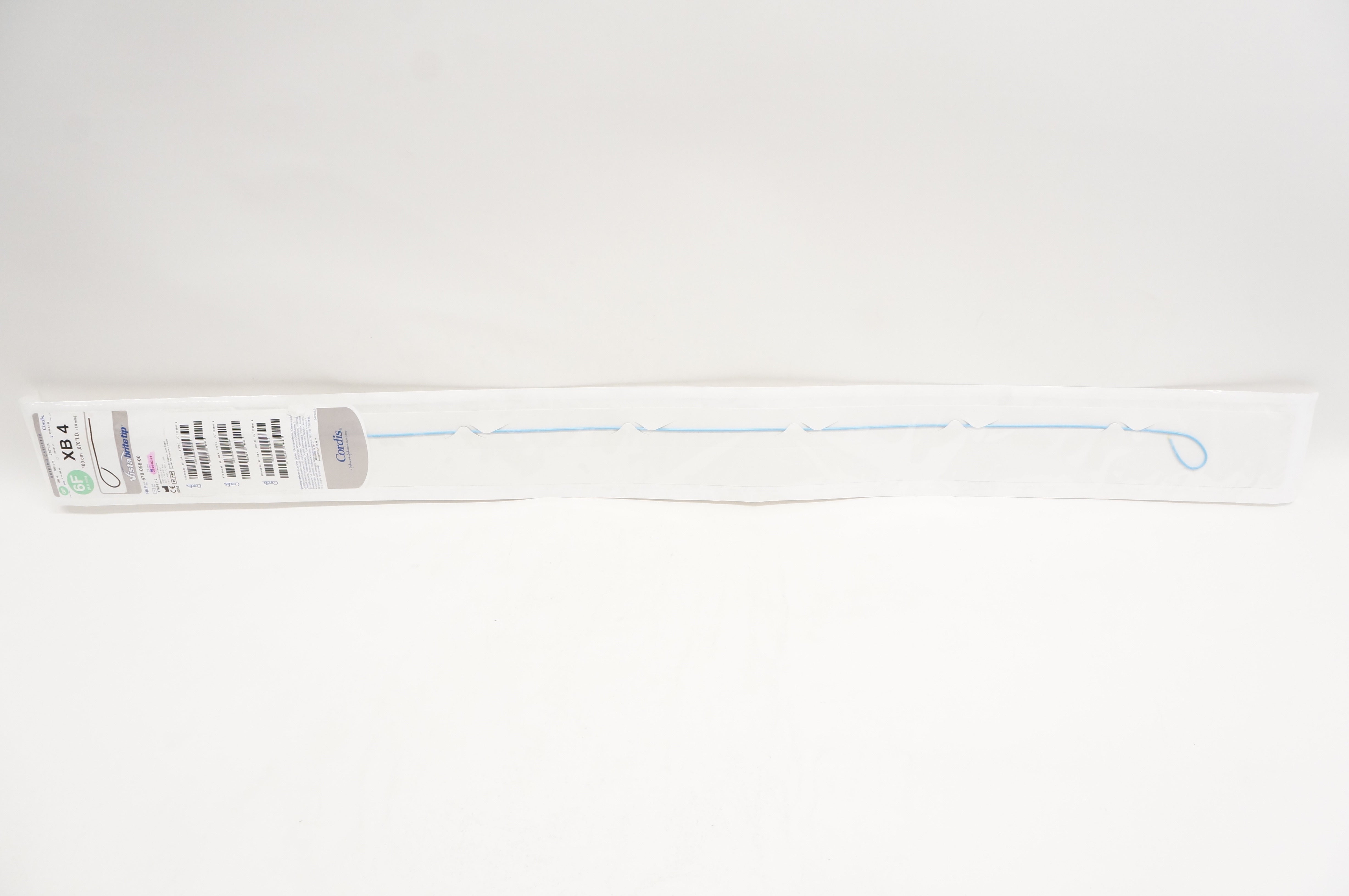 Cordis 670-056-00 VistaBriteTip Guiding Cath. XB 4 6F x .070inch x 100cm (x)