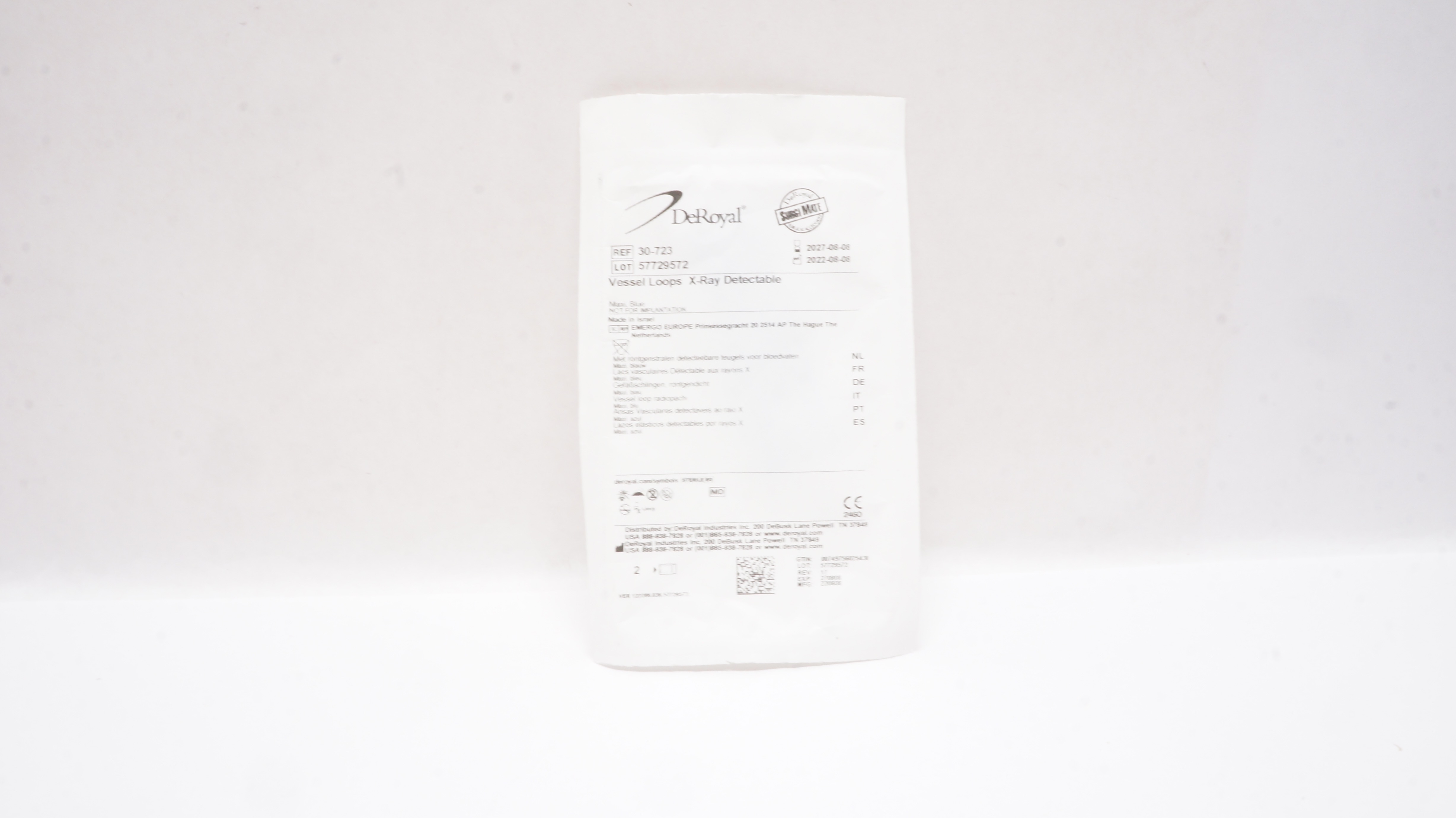 DeRoyal 30-723 Vessel Loops/Maxi/X-Ray Detectable