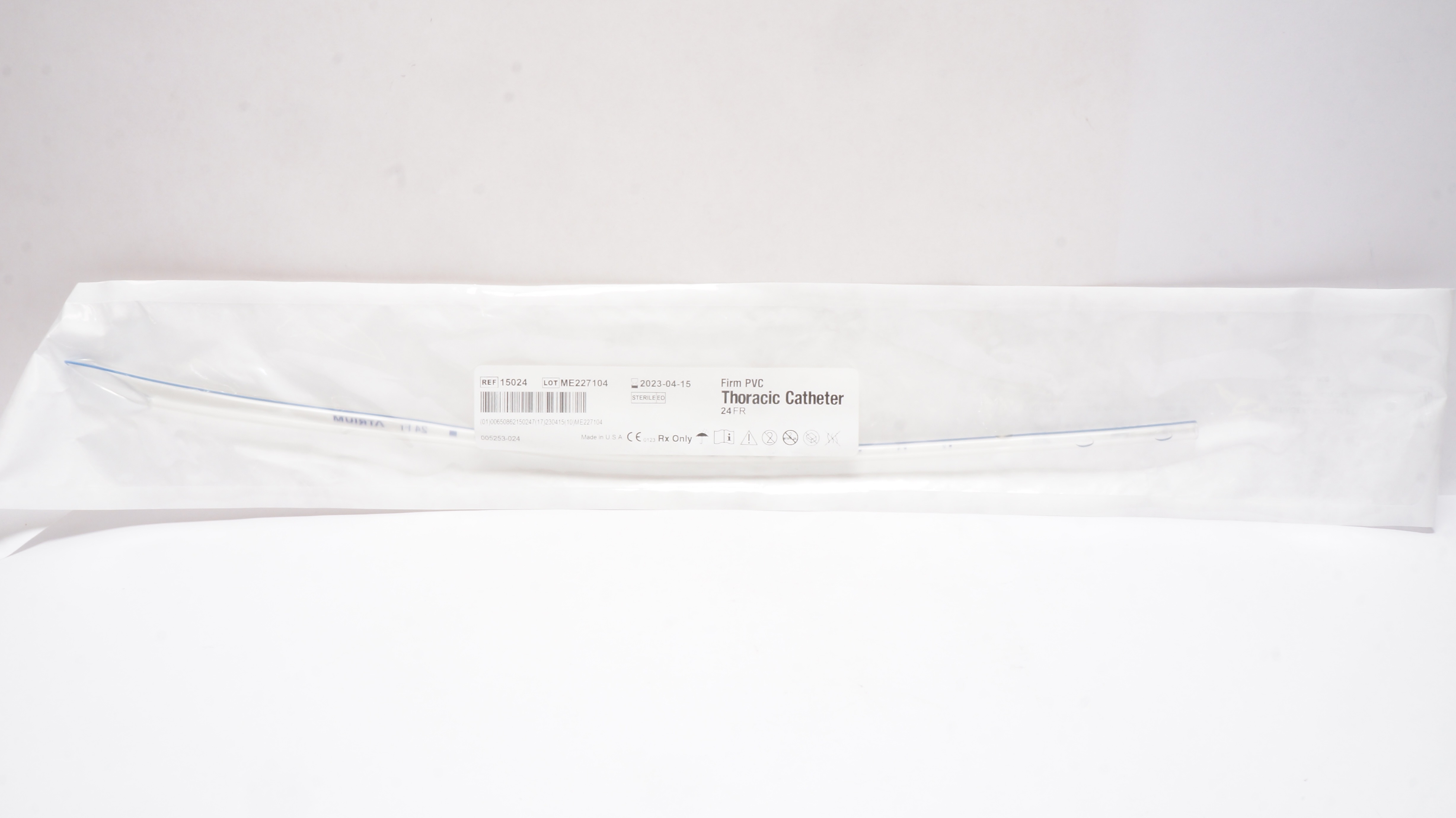 Atrium 15024 Firm PVC Thoracic Cath. 24 Fr.(x)