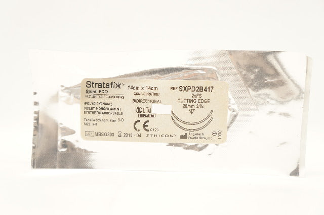 Ethicon SXPD2B417 2-0 Stratafix Stre 2xFS Cutting Edge 26mm 3/8c 14x14cm (x)