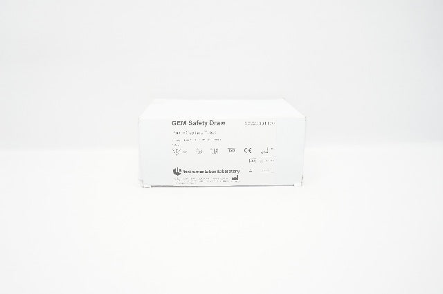 IL 00024001170 Gem Safety Draw Plastic Capillary Tubes 100 I.U - Box of 1000