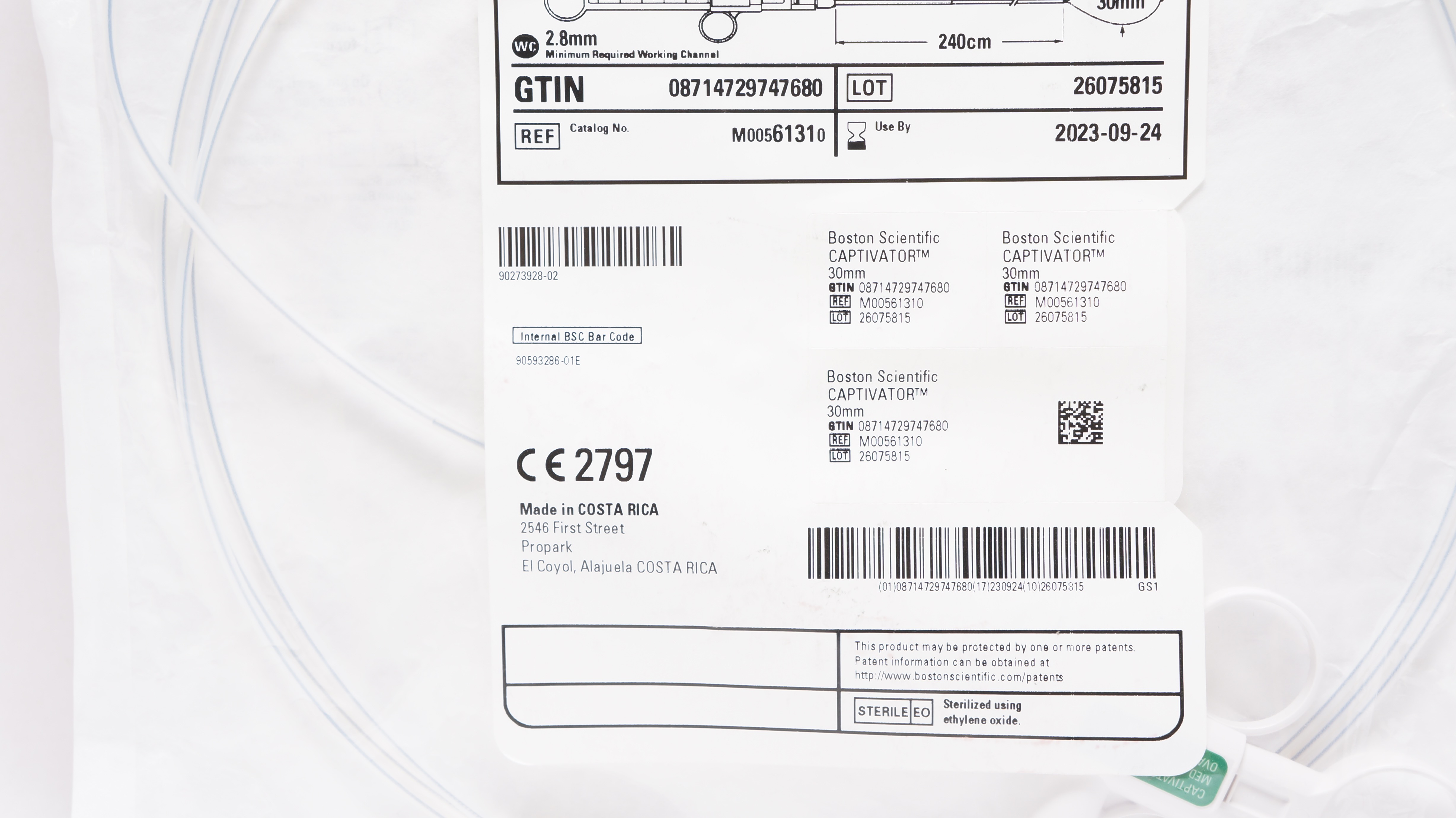 Boston Scientific M00561310 Captivator Polypectomy Snare Large