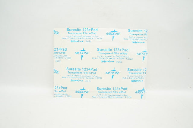 Medline MSC 2605 Suresite 123 +Pad Transparent Film with Pad 4 x 4.8 inch