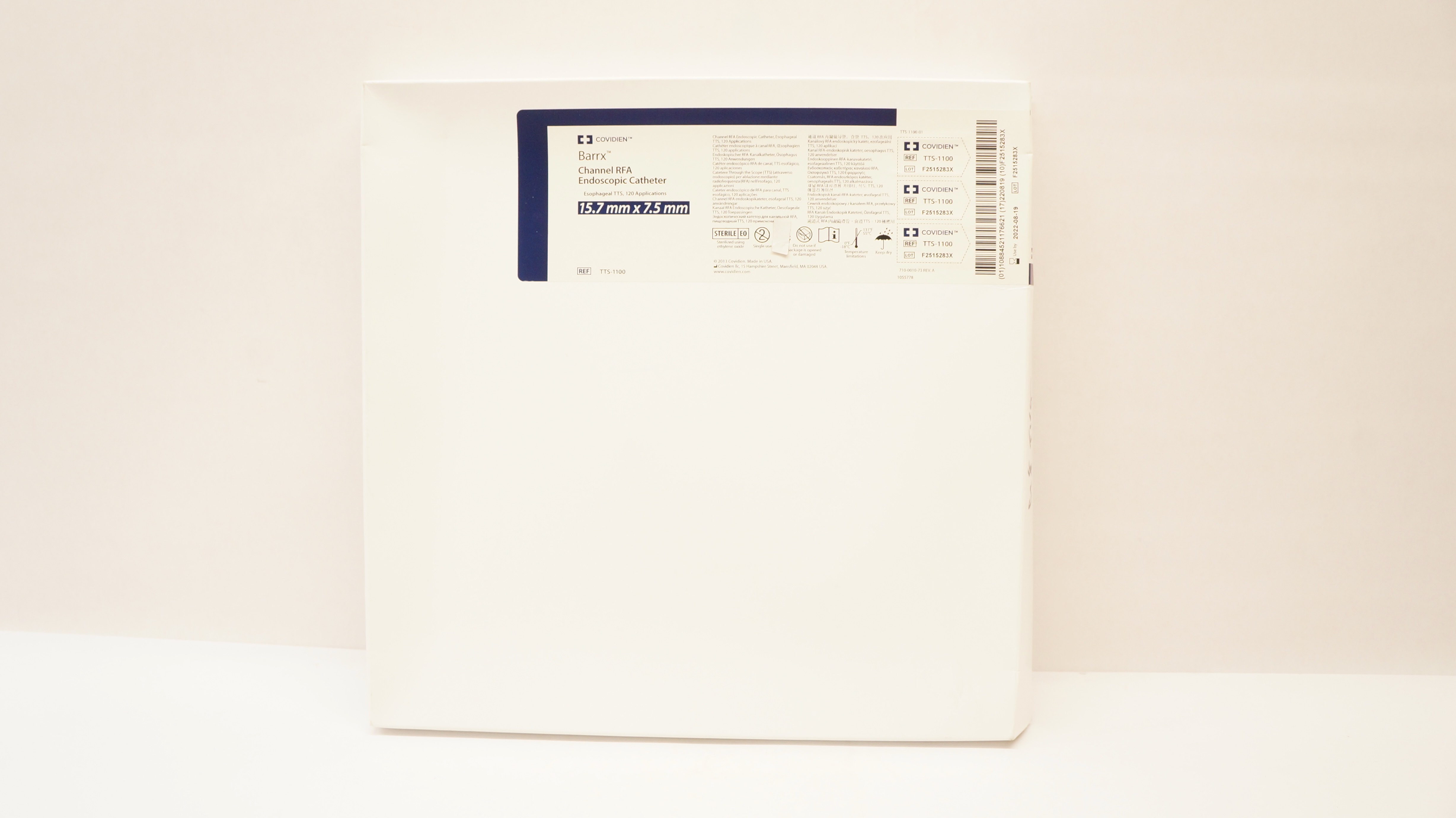 Covidien TTS-1100 Barrx Channel RFA Endoscopic Cath 15.7mm x 7.5mm (x)
