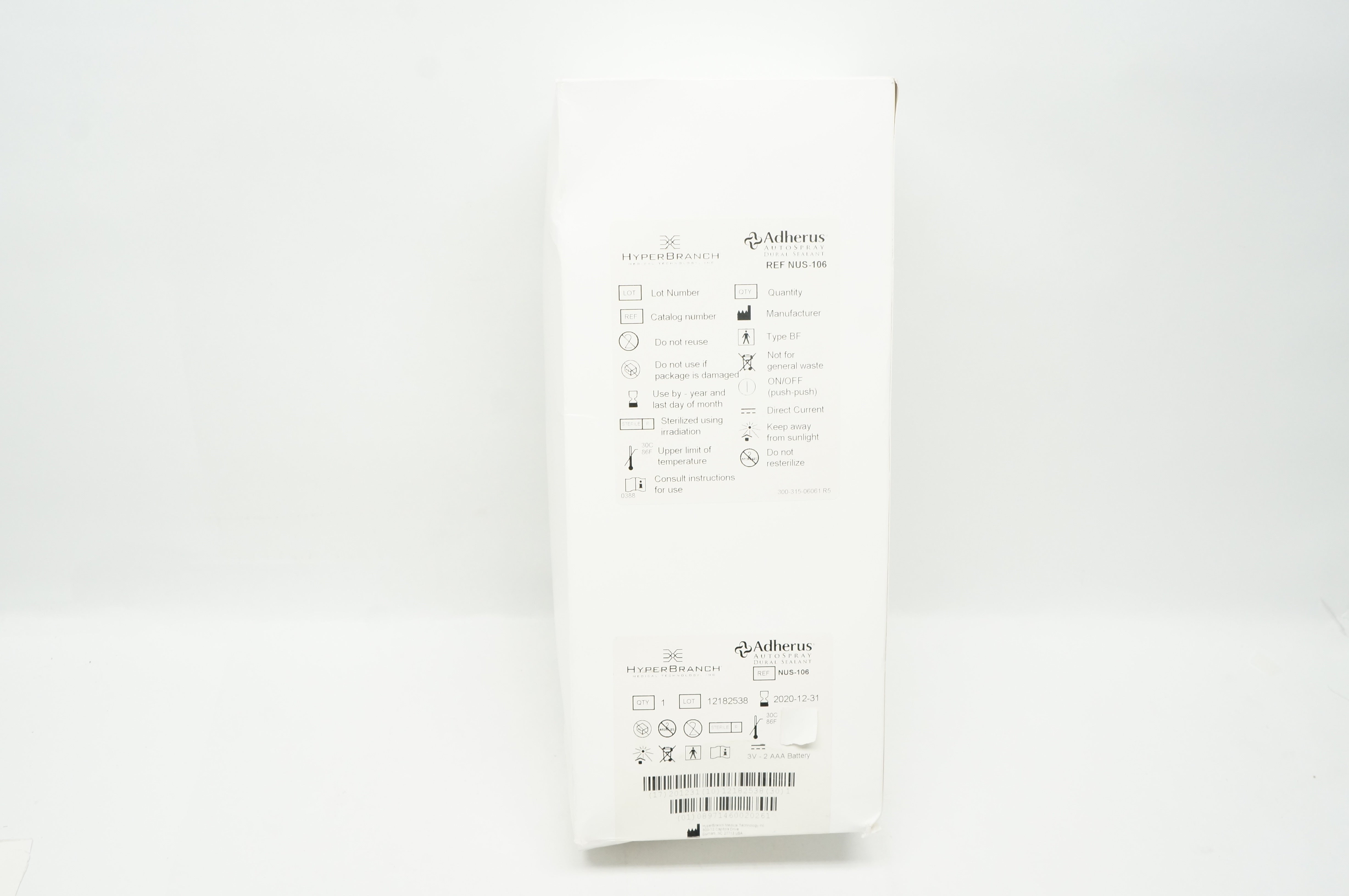 Stryker NUS-106 HyperBranch Adherus AutoSpray Dural Sealant (x)