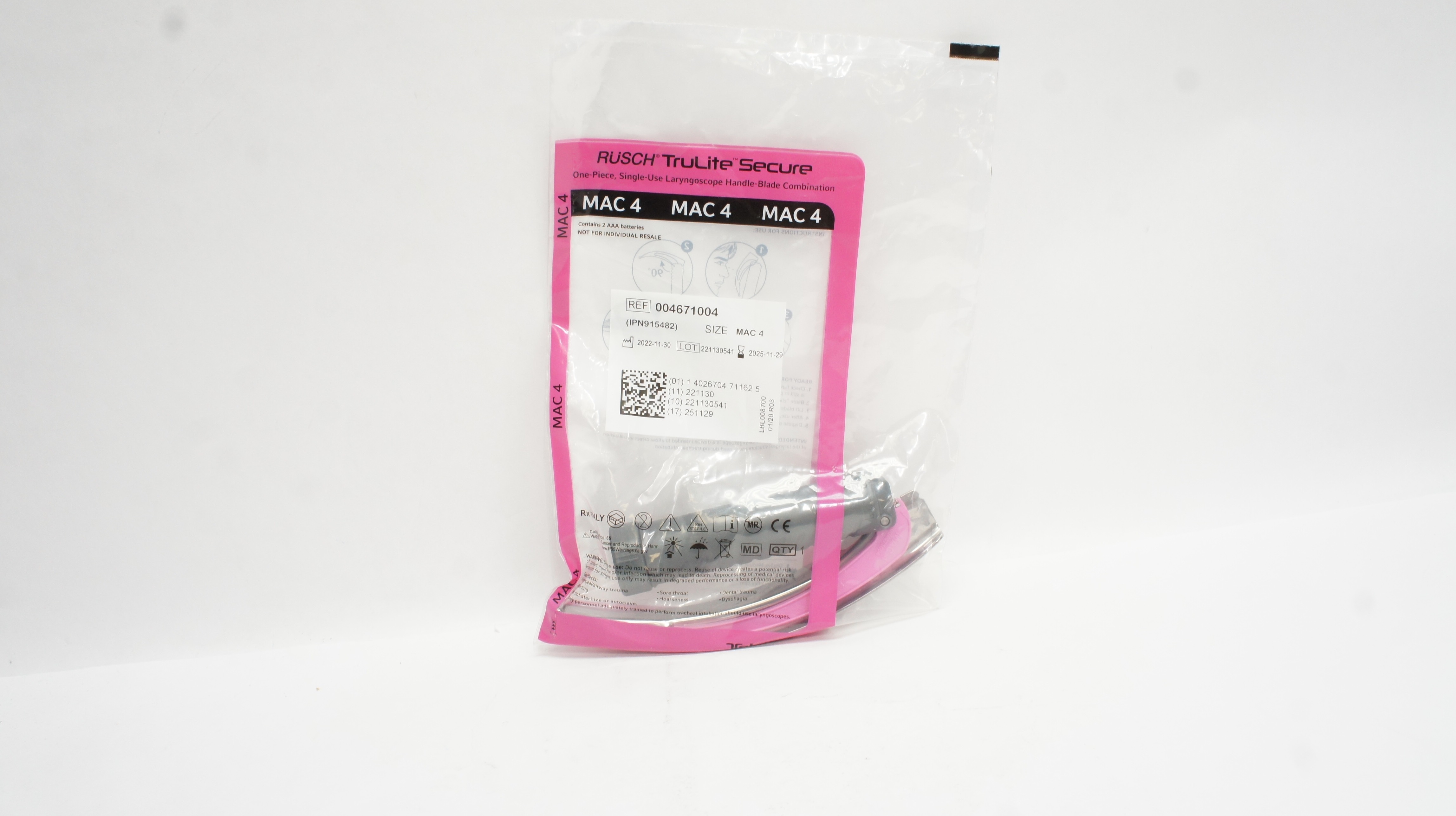 Teleflex 004671004 TruLite Secure Laryngoscope Handle-Blade Combination ...