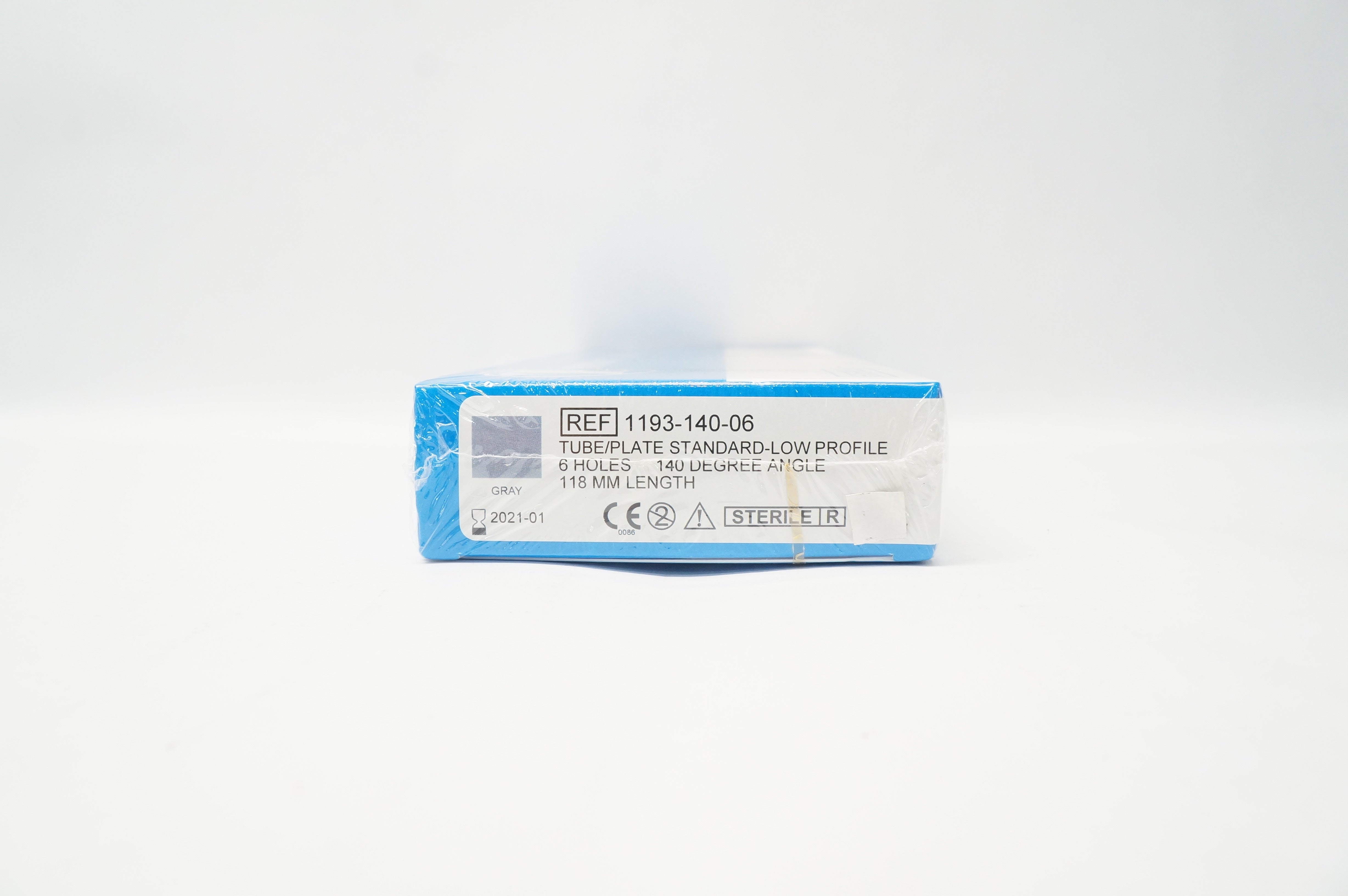 Zimmer 1193-140-06 Tube/Plate Standard-Low Profile, 6 Holes, Length 118mm (x)