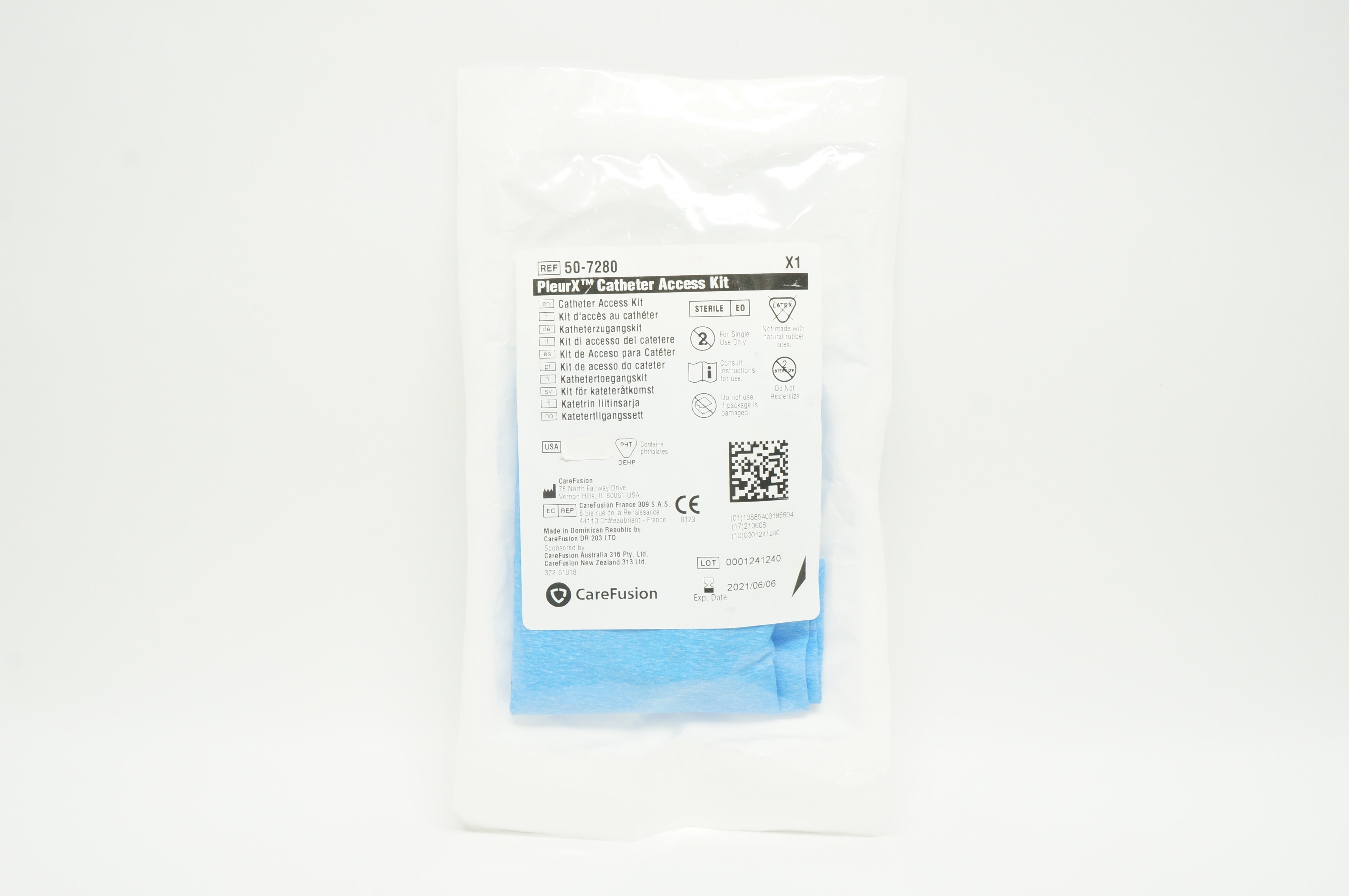 CareFusion 50-7280 PleurX Cath. Access Kit