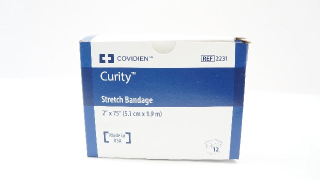 Covidien 2231 Curity Stretch Bandage 2 inch x 75 inch - Box of 12