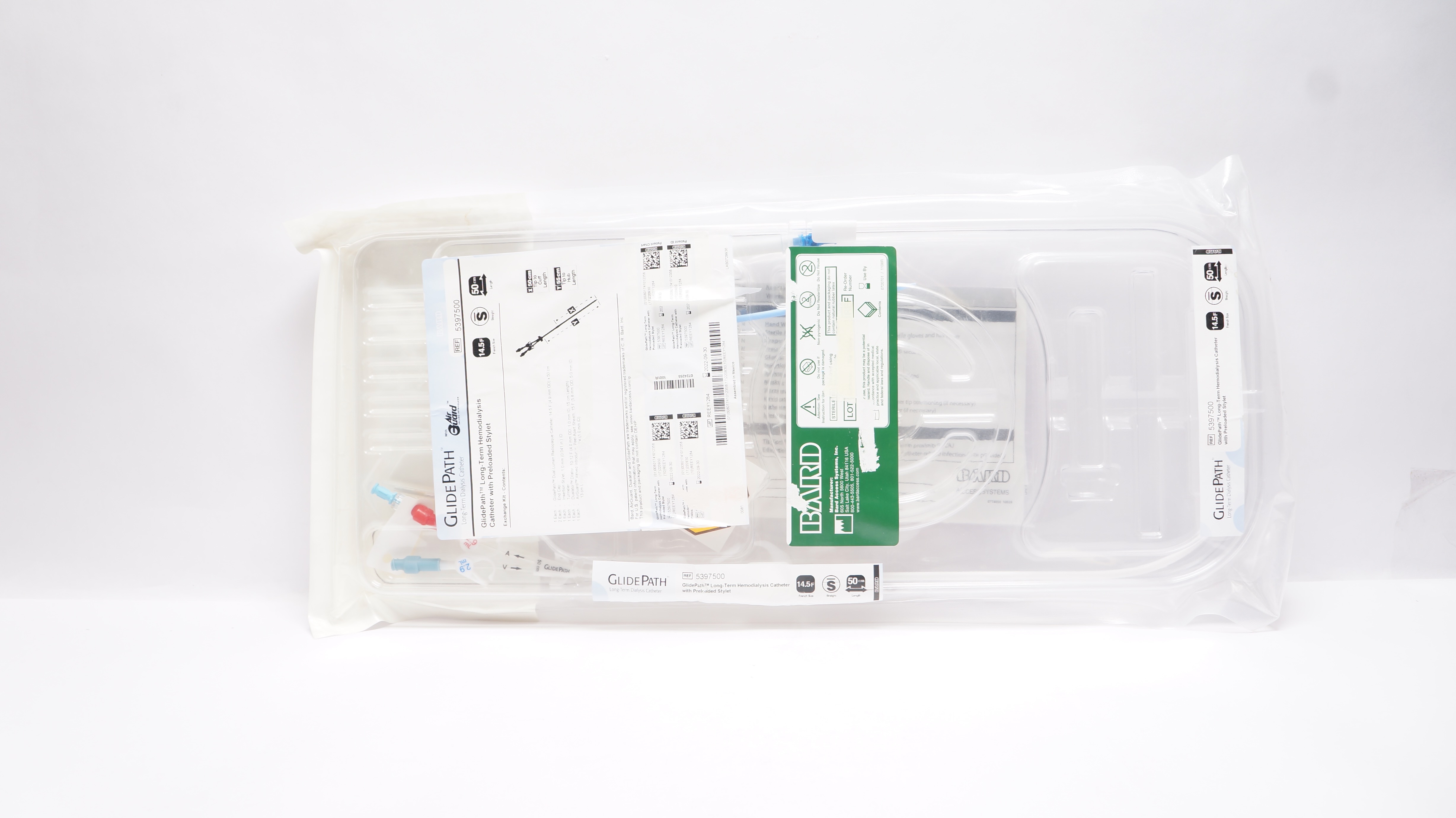 Bard 5397500 GlidePath Long-Term Hemodialysis Cath. 14.5F x 50cm (x)
