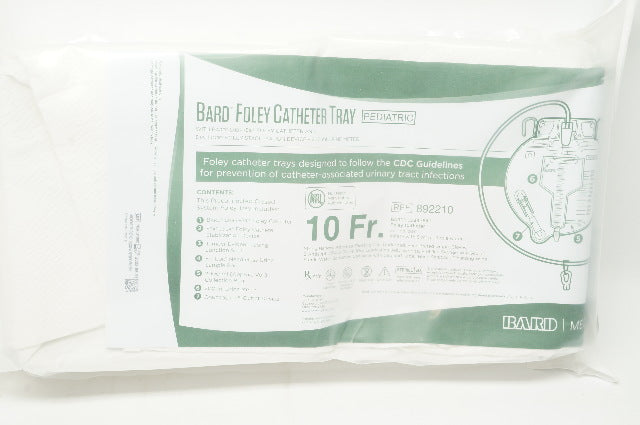 Bard 892210 Foley Catheter Tray 10Fr