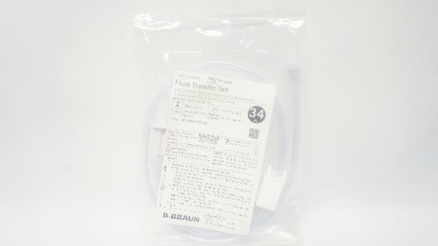 Braun 356048 Fluid Transfer Set W/Universal Spike & Connector 34inch