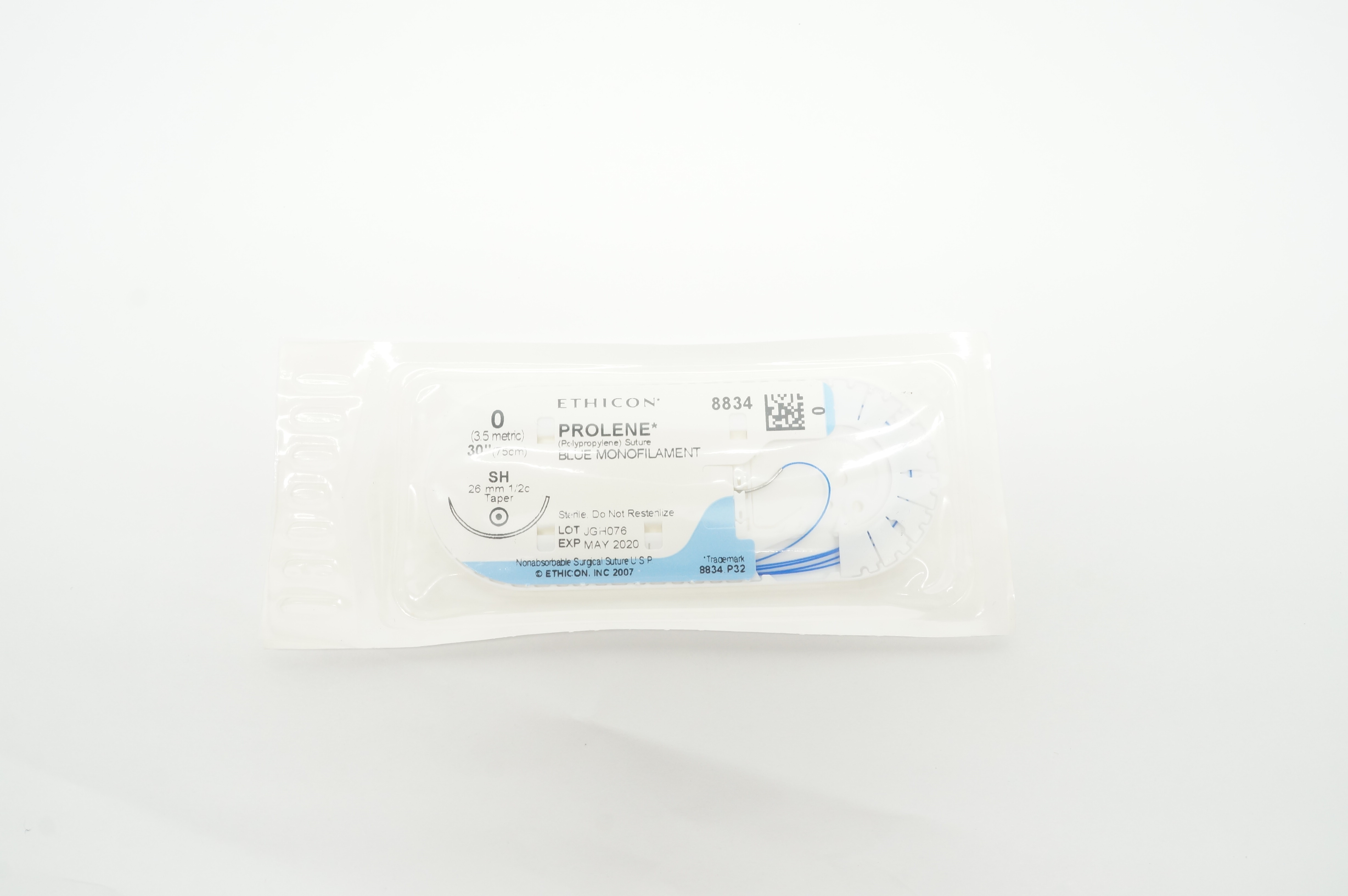 Ethicon 8834 0 PROLENE SH 26mm 1/2c Taper 30inch (x)