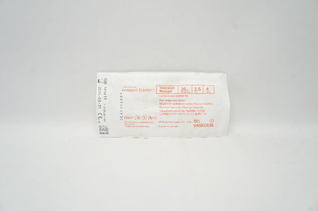 Ethicon VASECR35 Endopath Echelon Vascular Reload 35 mm x 2.5 mm, 4 Rows
