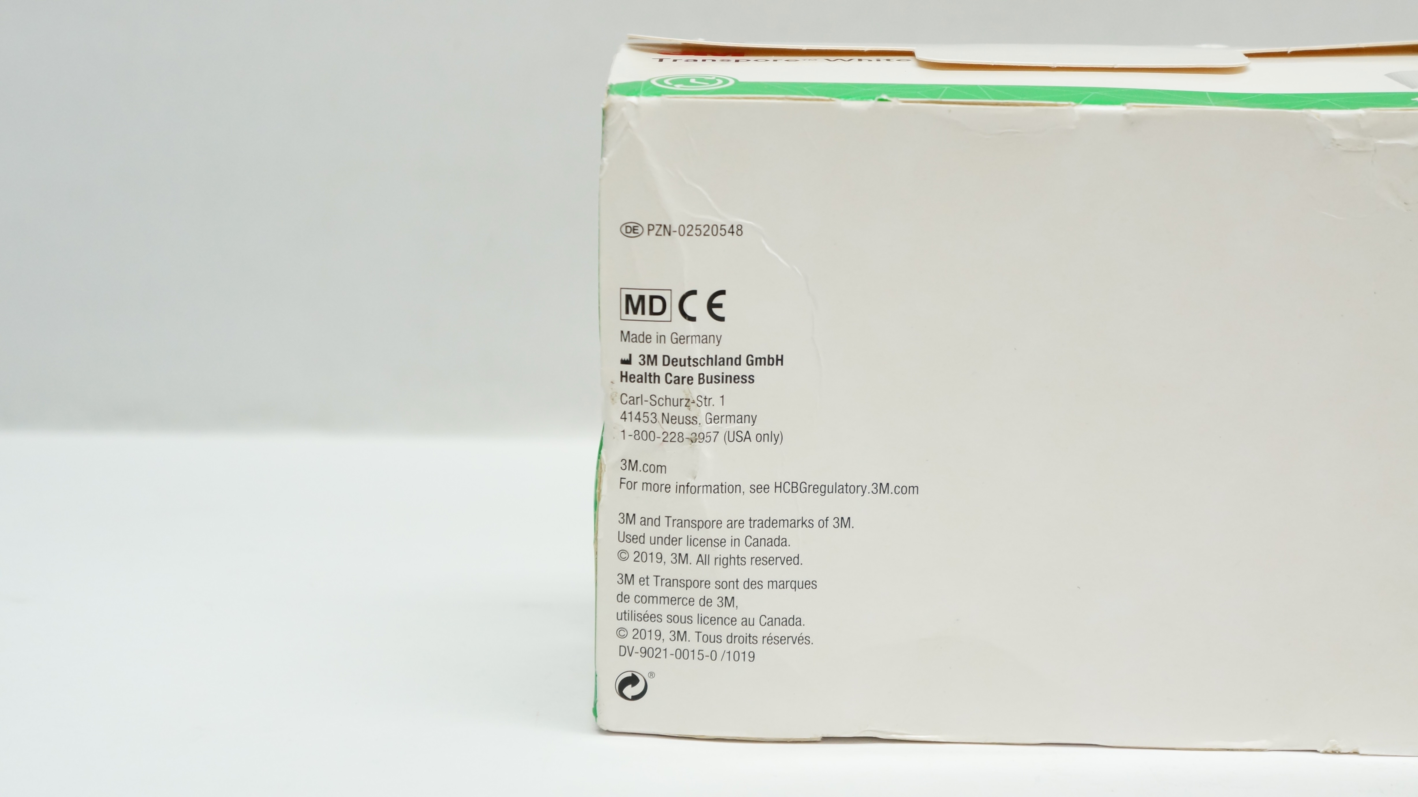 3M Transpore Surgical Tape 1527-2, 2 Inch X 10 Yard (5cm X 9,1m), 6 Rolls/box - Sea Gull - View #10