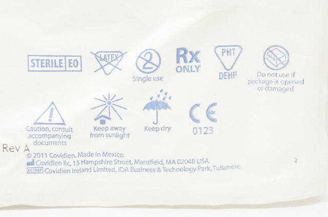 Covidien 18875 TaperGuard Evac Oral Tracheal Tube 7.5ID x 11.2OD x 25.4mm (x)