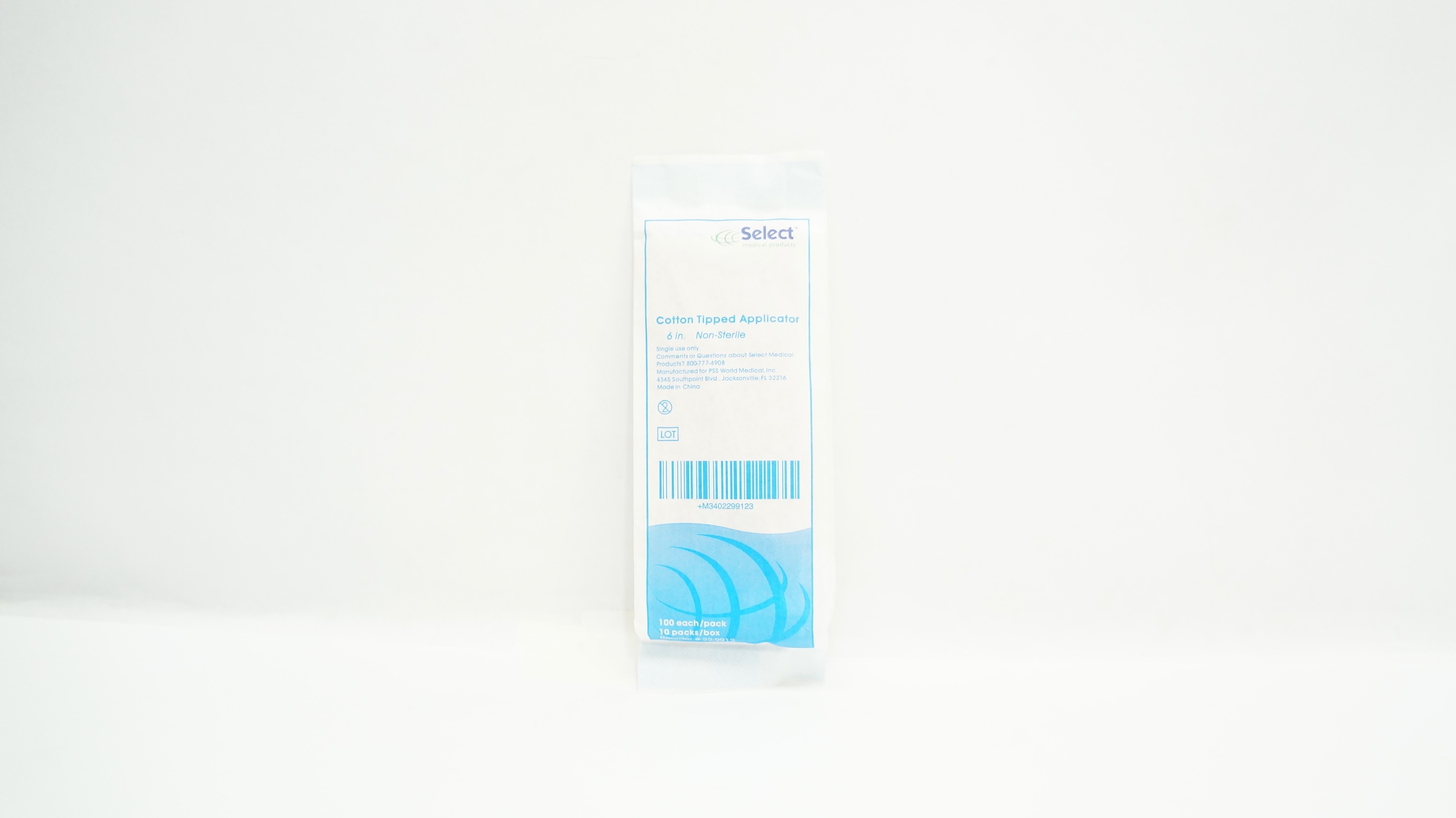 Select Medical Cotton Tipped Applicator 6inch Non-Sterile