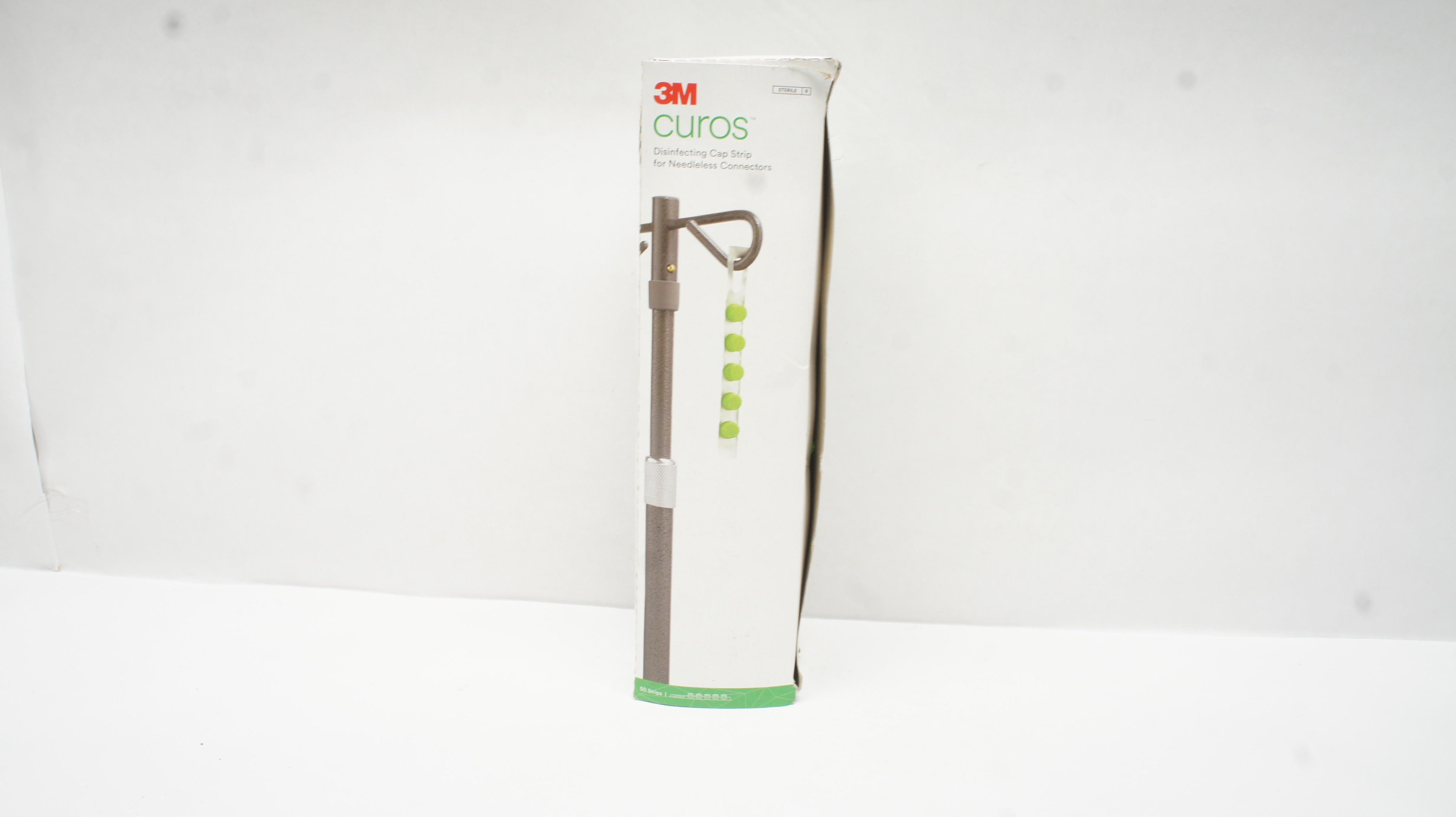 3M CFF10-250 CUROS Disinfecting Cap Strip for Ndleless Connectors (x)- Box of 40