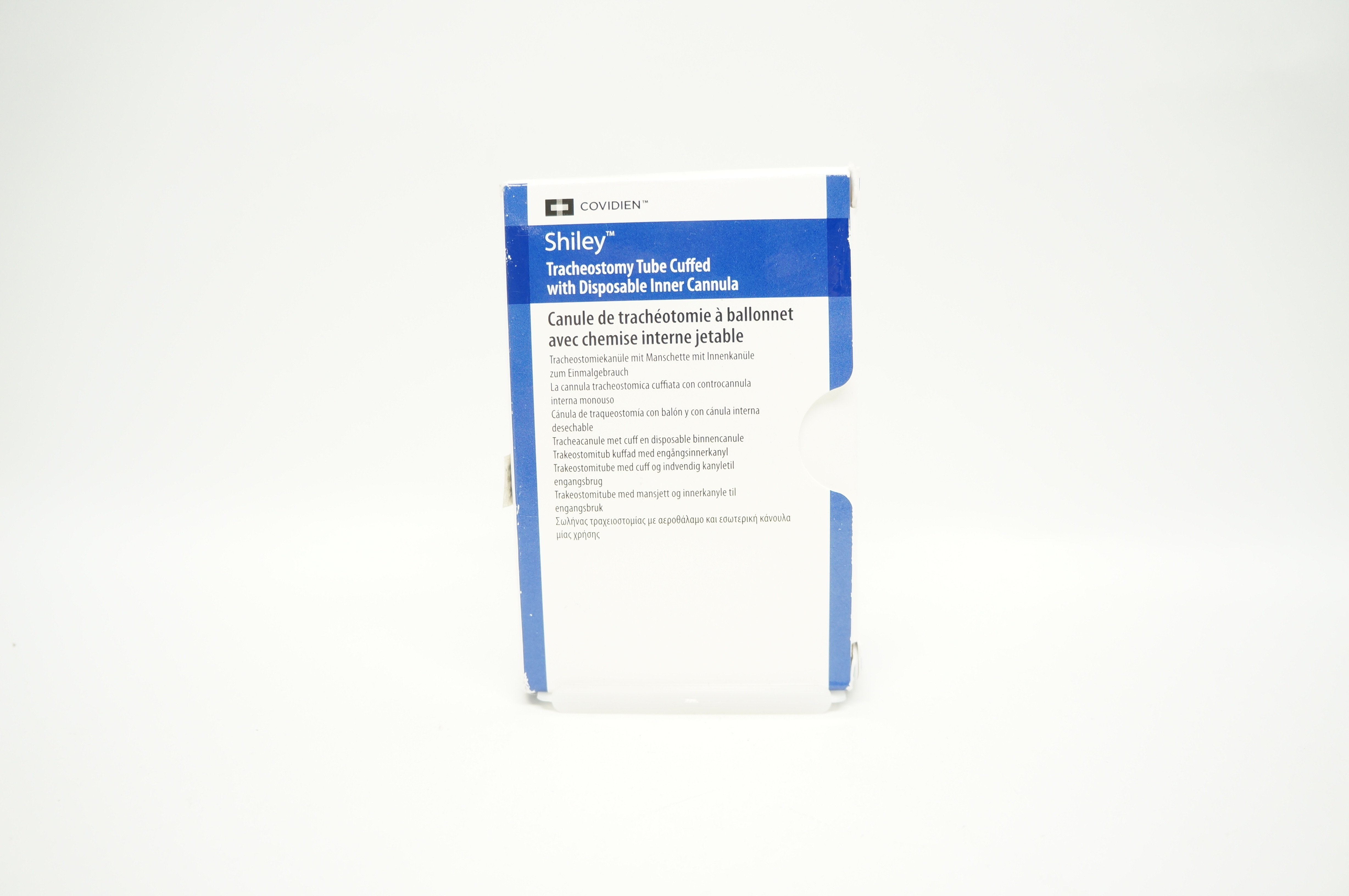 Covidien 8DCT Shiley Tracheostomy Tube Cuffed 7.6 ID x 12.2 OD x 27.0 x 79mm (x)