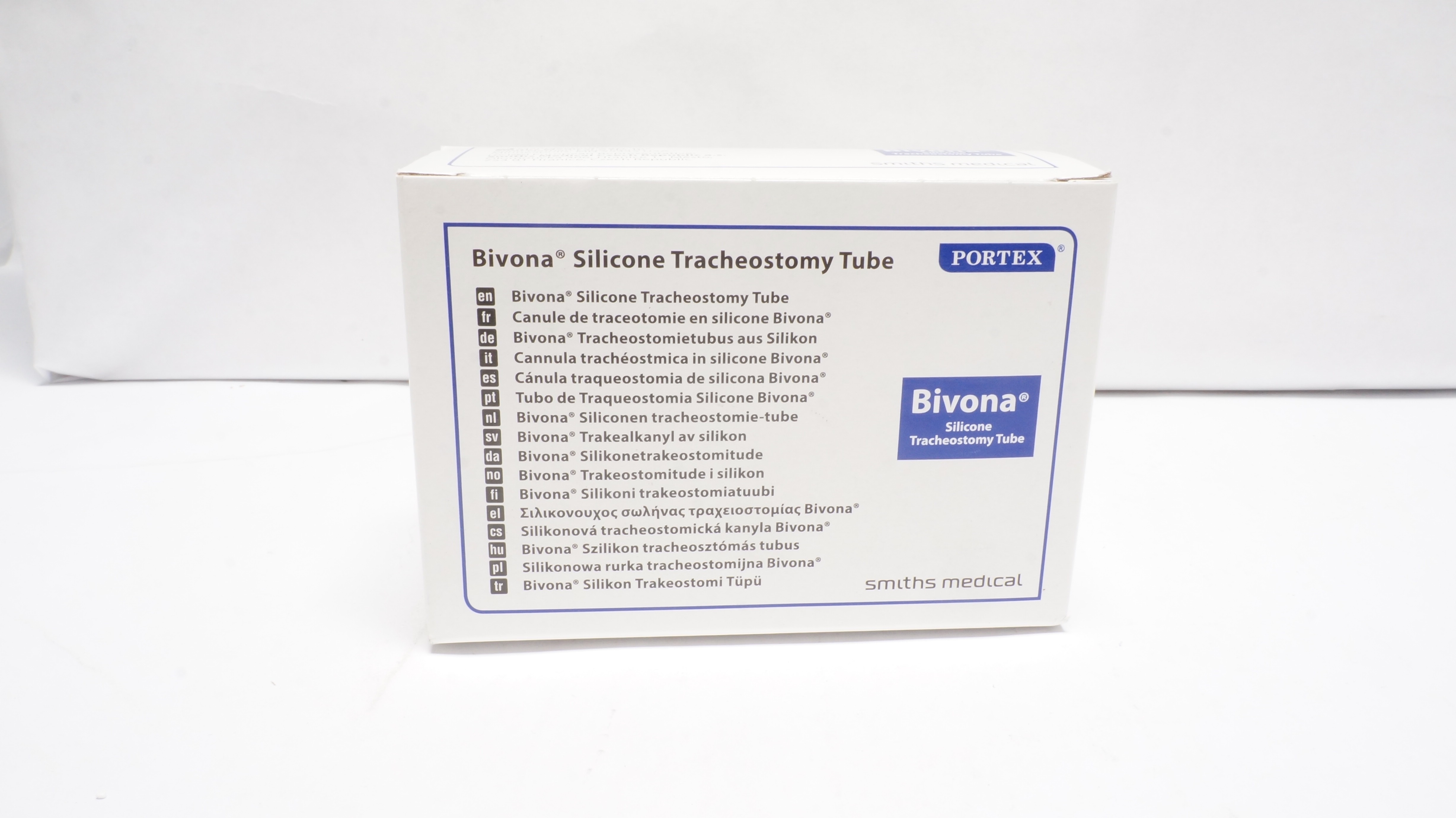 Smiths Medical 60SN030 Portex Bivona Silicone Tracheaostomy Tube